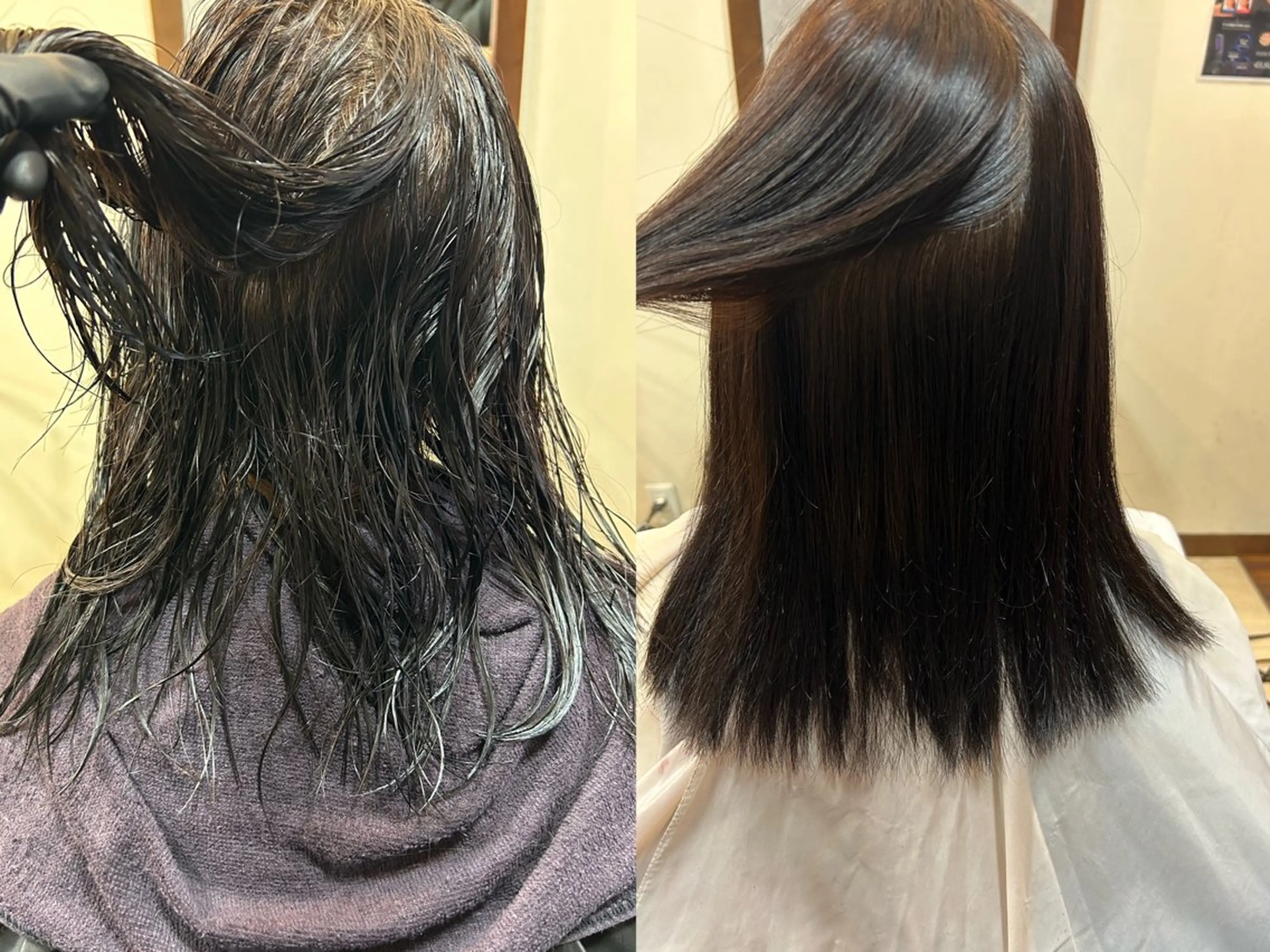 ミディアム 縮毛矯正 🦋髪質改善🦋 眞井琴美のヘアスタイル