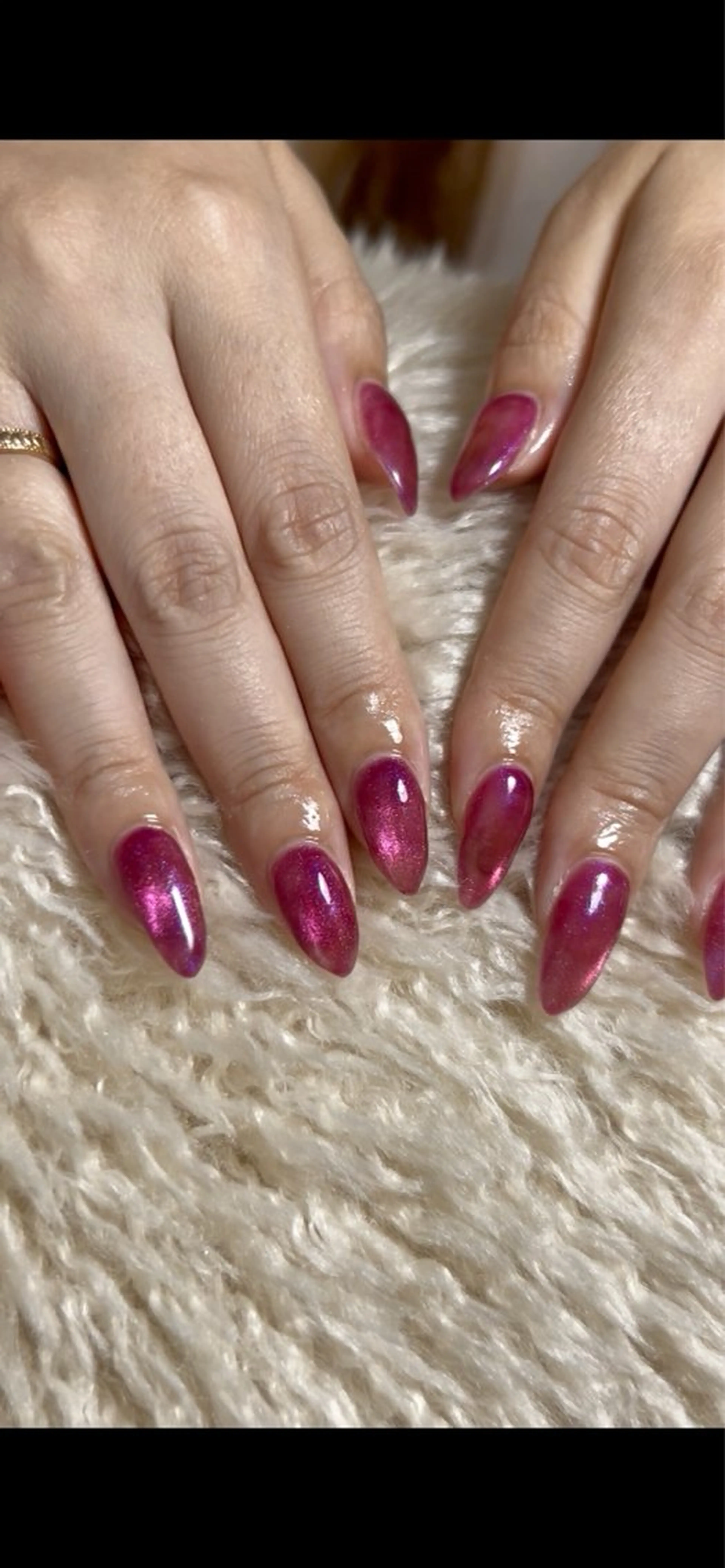 ネイル マグネットネイル ピンク nailsalon kiii'sのネイルデザイン