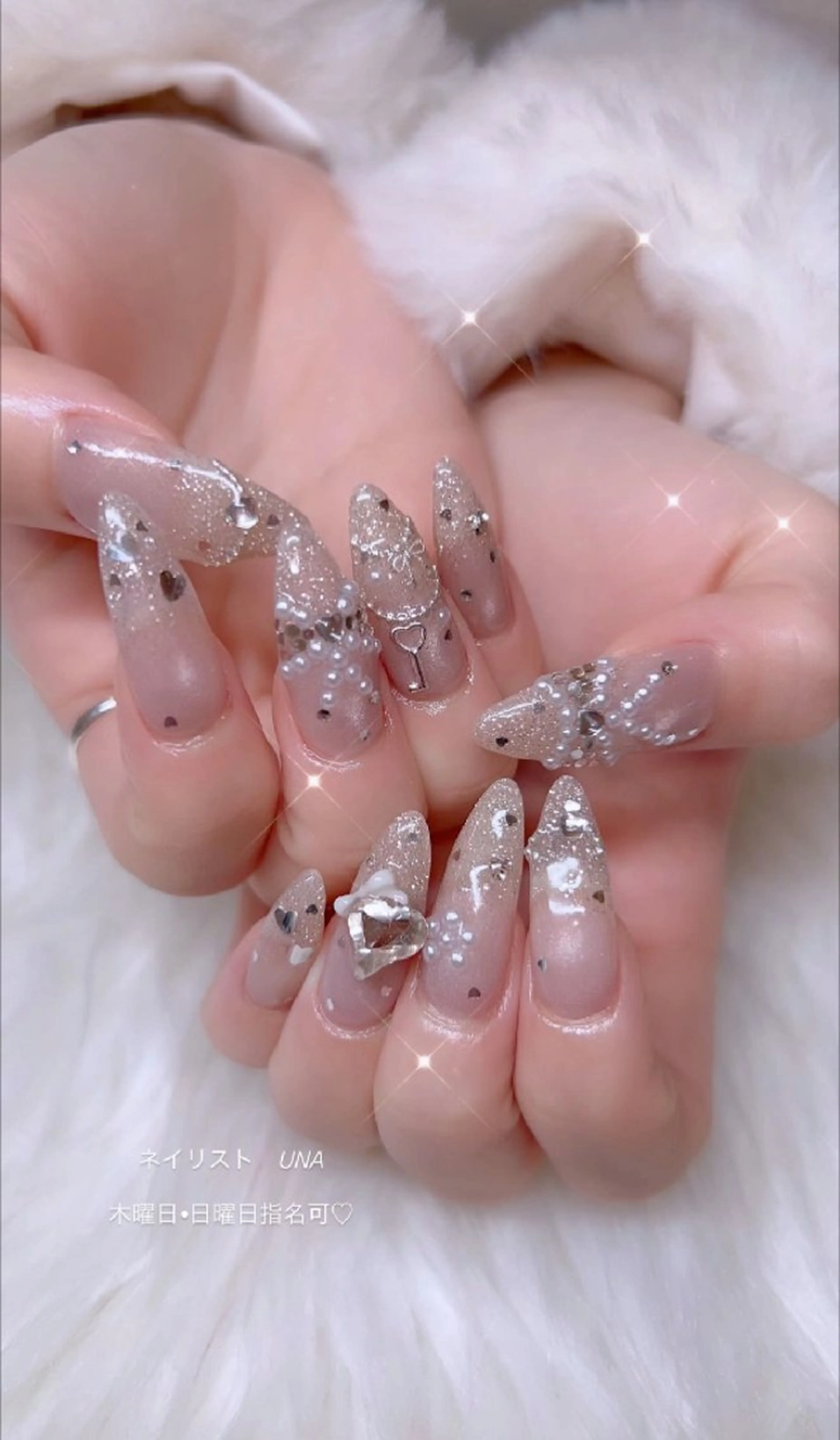 ネイル アートネイル 春ネイル ワンホンネイル ハンドネイル I LOVE ME NAIL.｡.:*♡のネイルデザイン