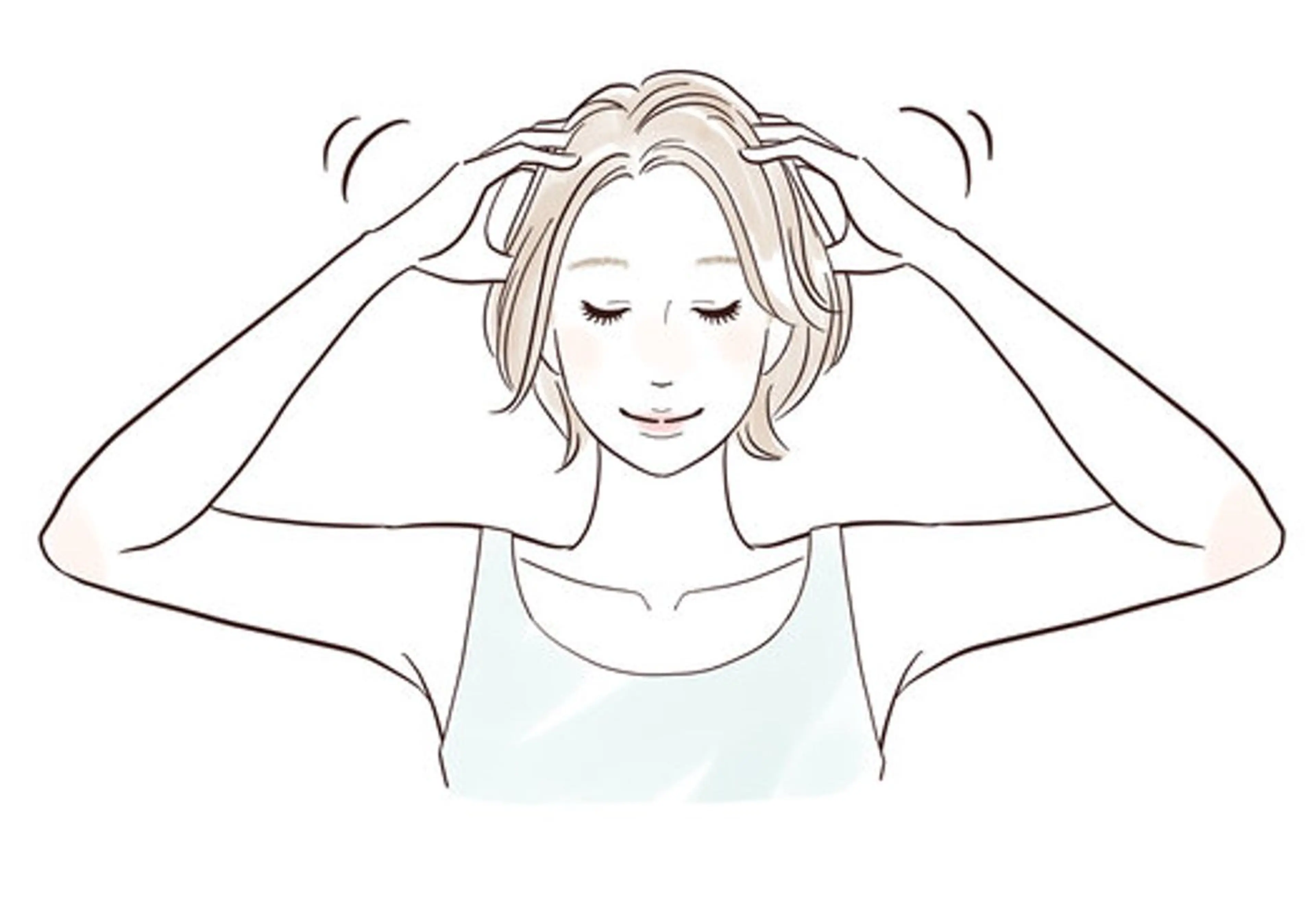 ミディアム カラー ヘッドスパ 堀井 凌平のヘアスタイル