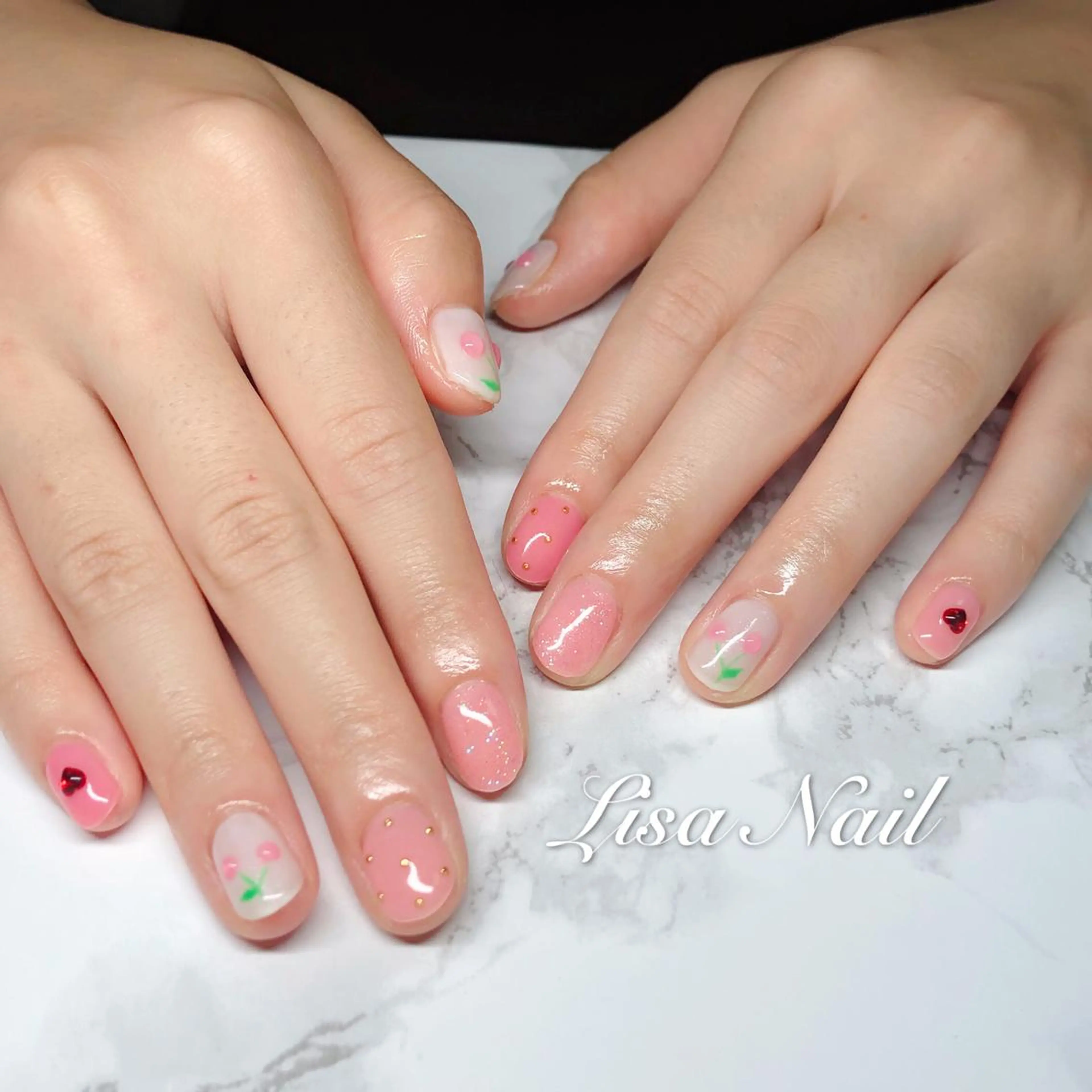 ネイル 🎀 RI🎀のネイルデザイン