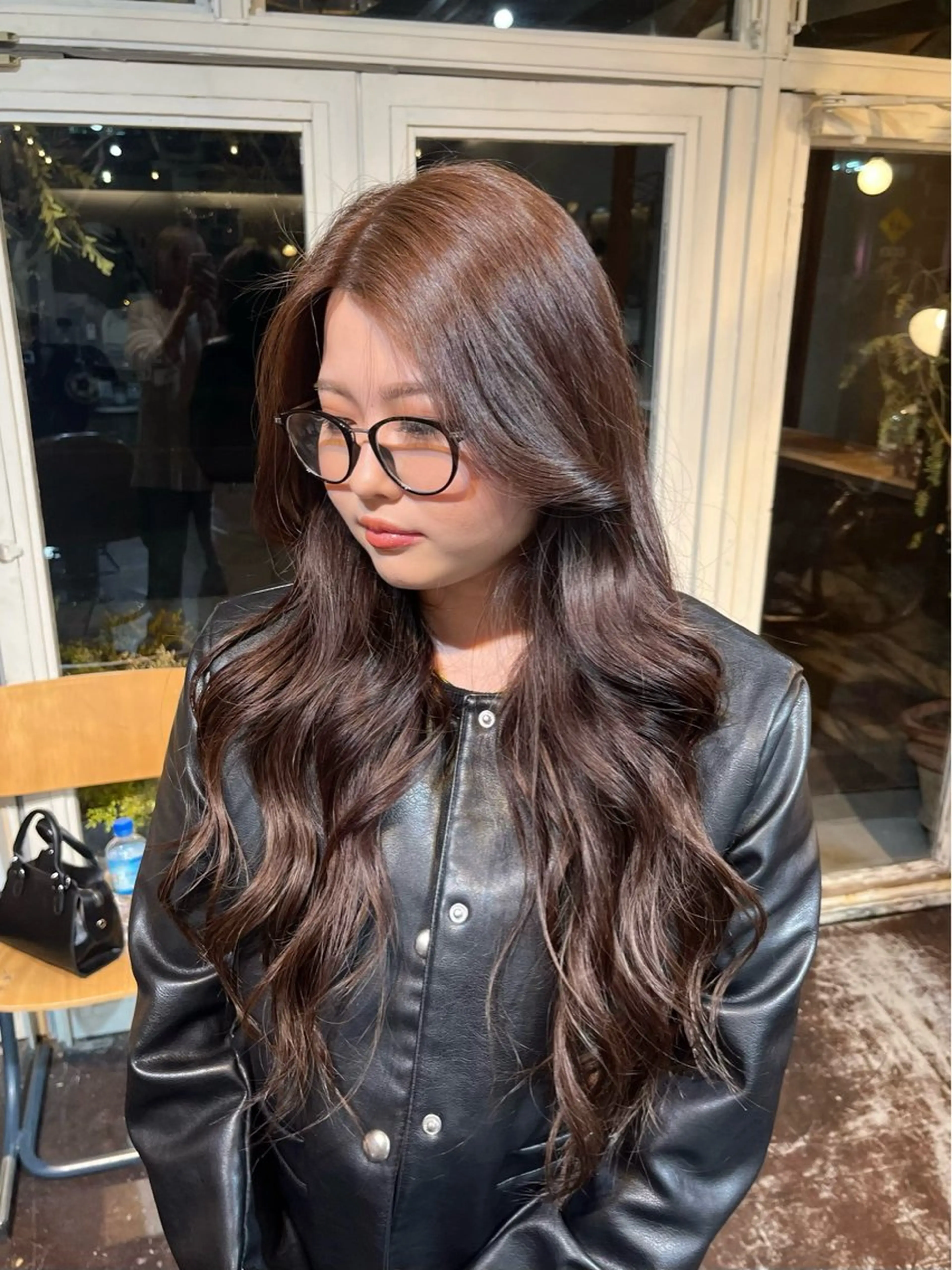 ロング カラー ブラウンカラー Junmi/ﾁｶｼﾂ /堀江のヘアスタイル