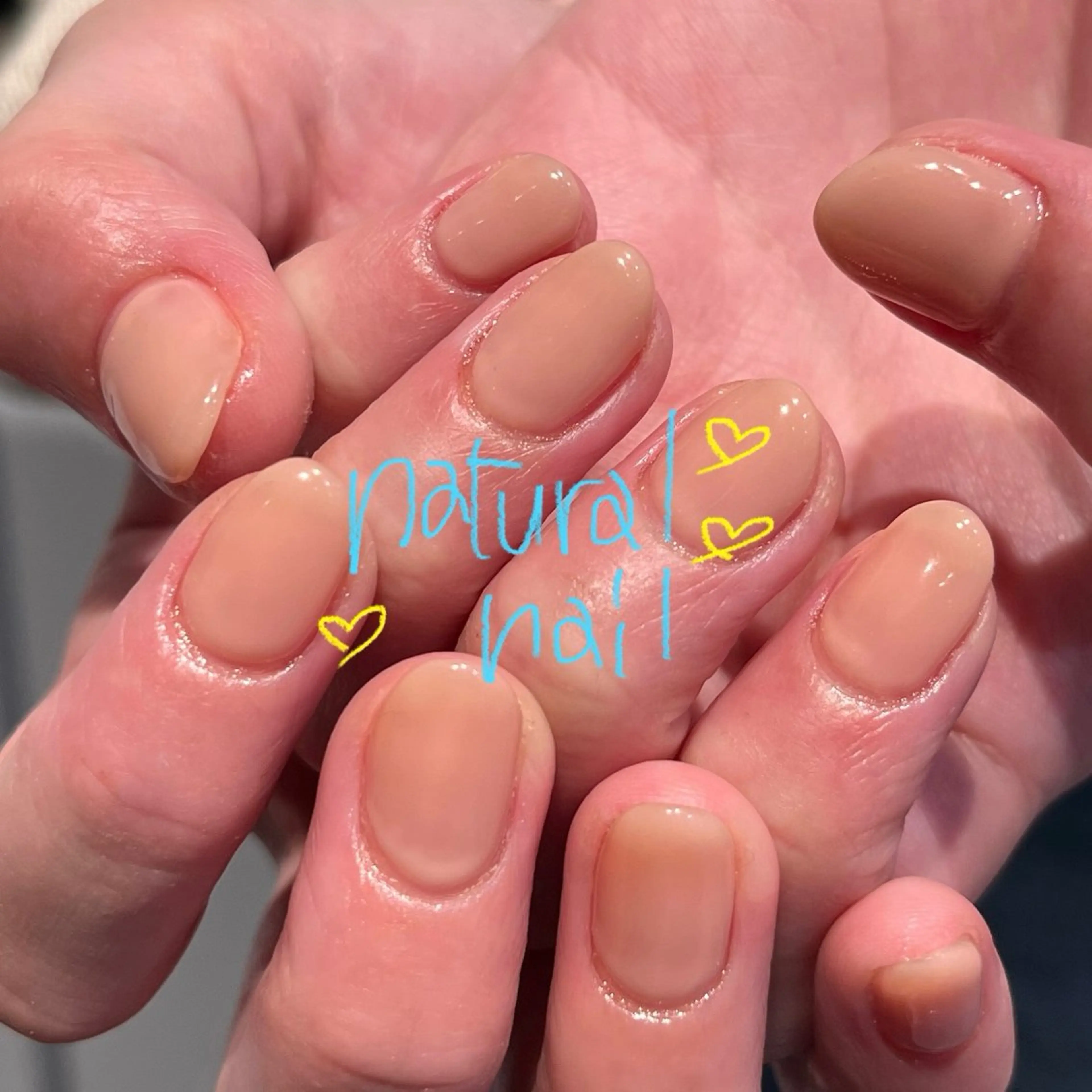 ネイル ワンカラーネイル ｵﾀｸ美容師🛍/ 酸性ストレート/艶髪のヘアスタイル