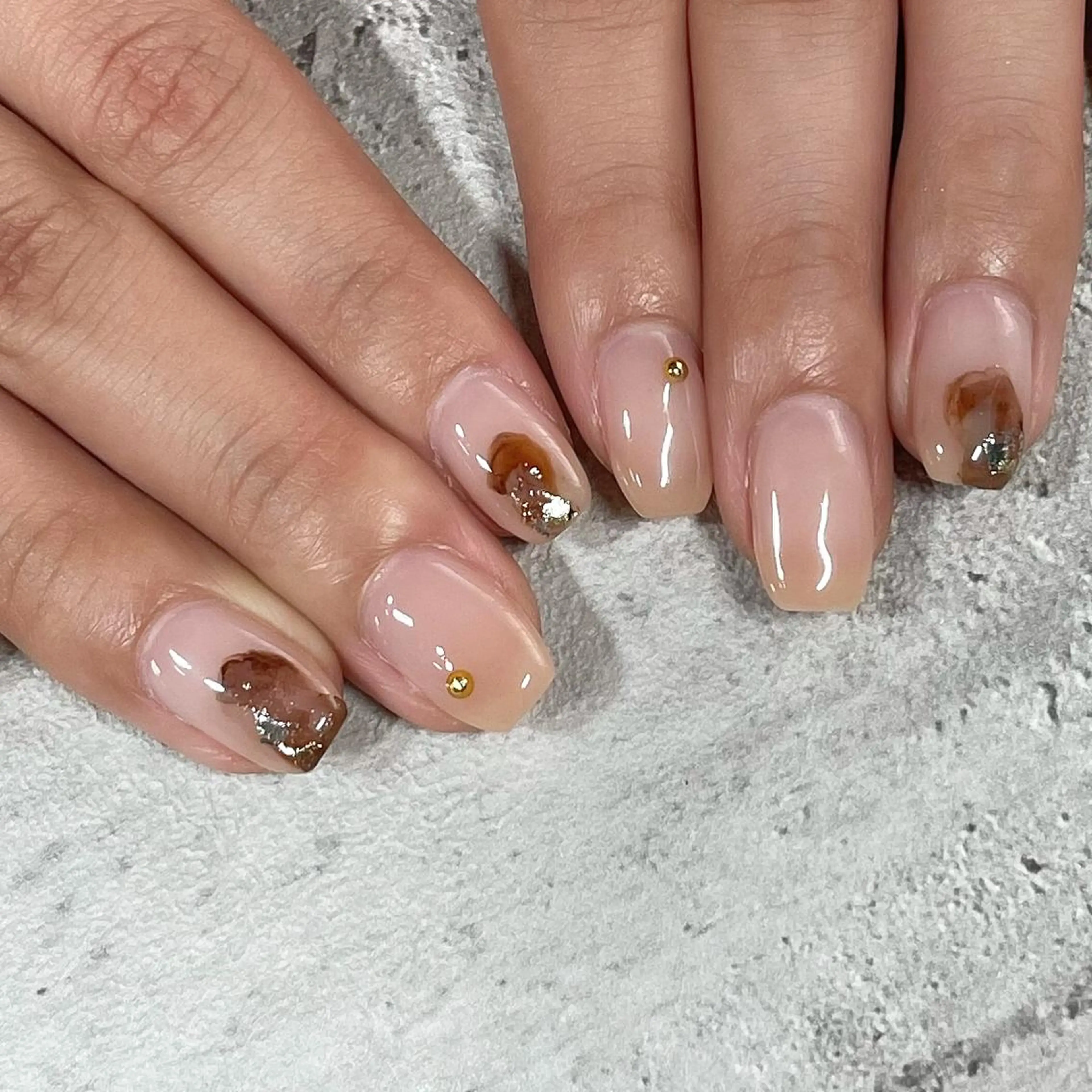 ネイル ジェルネイル 東 千夏のネイルデザイン