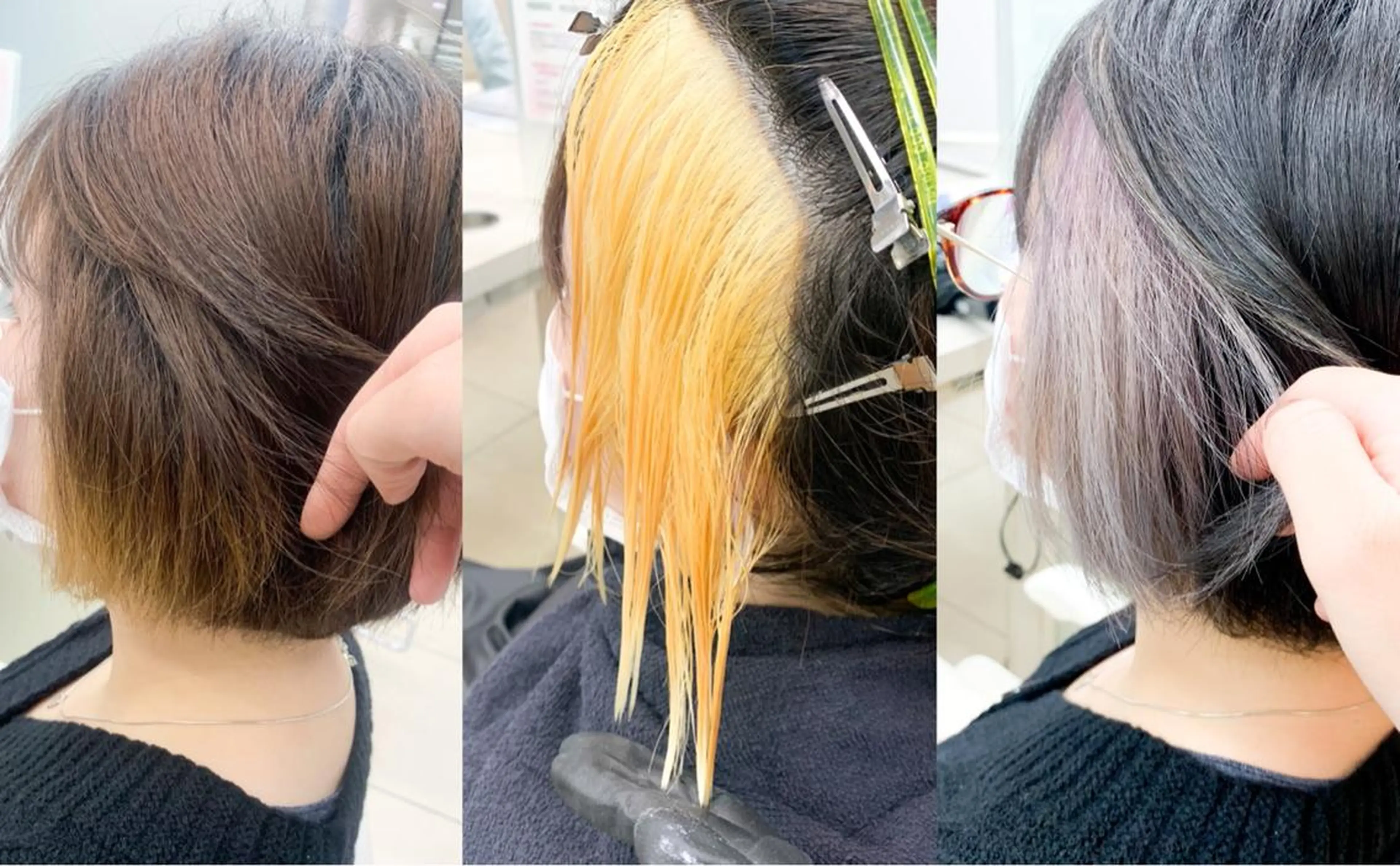 ショート カラー インナーカラー ヘアカラー ✂︎レディース のメンズカット屋さんのヘアスタイル