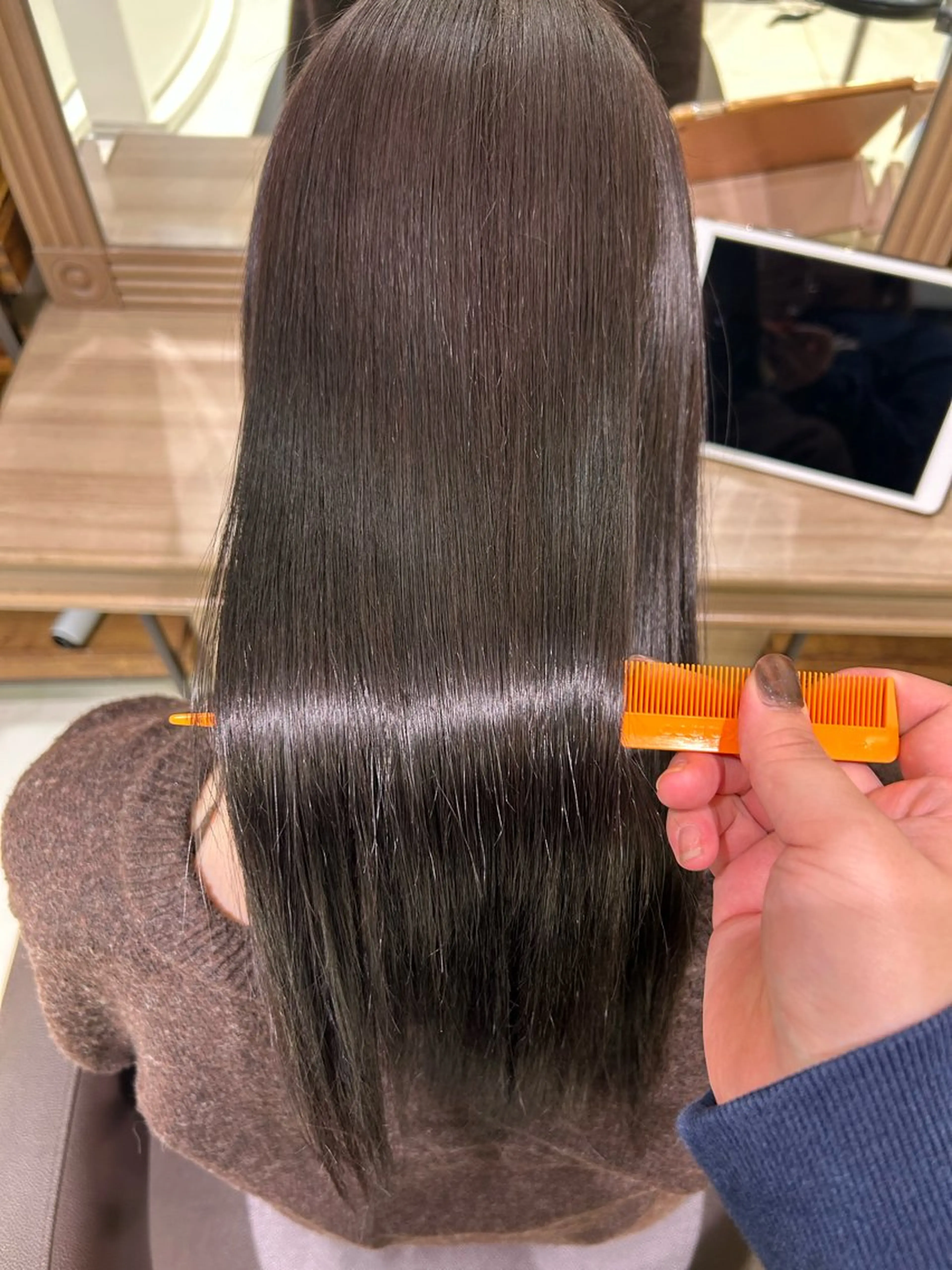 ロング 髪質改善 華澄🌸カラーモデル 縮毛モデル募集中🌸のヘアスタイル