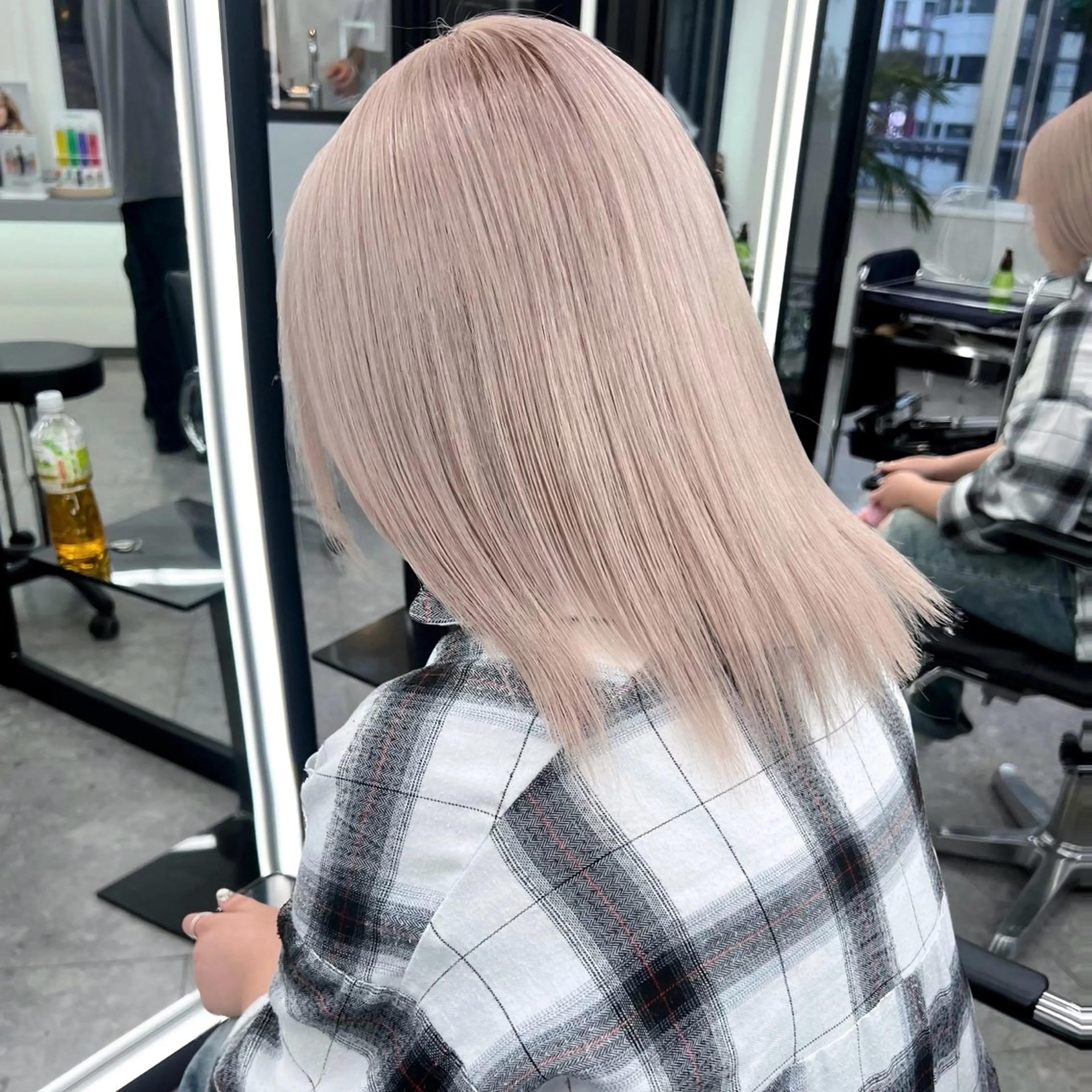 ミディアム カラー カット ヘアカラー トリートメント 梅田/韓国ヘア/ エクステ🤖ヒナのヘアスタイル