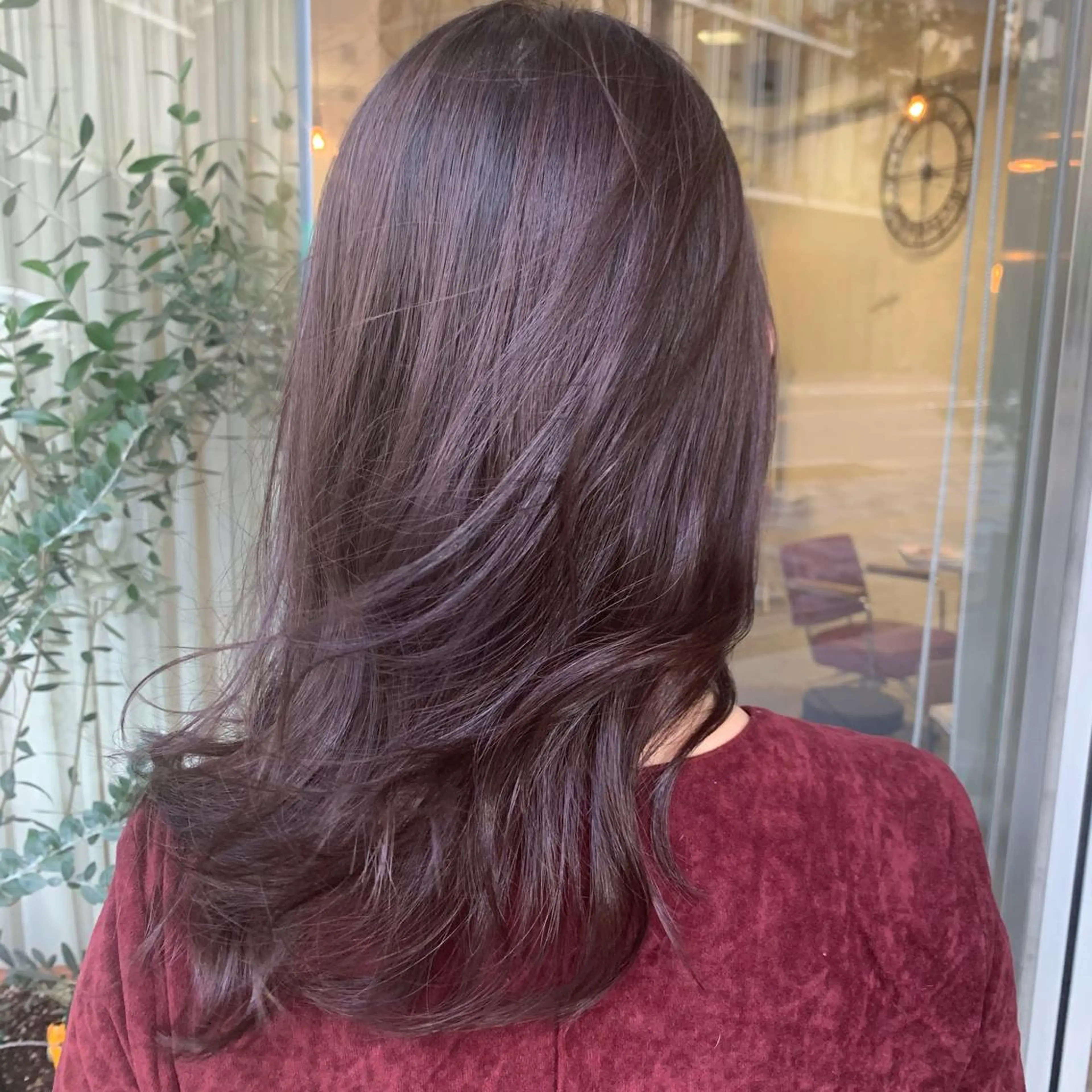 ロング カラー カット ヘアカラー fio マナミのヘアスタイル