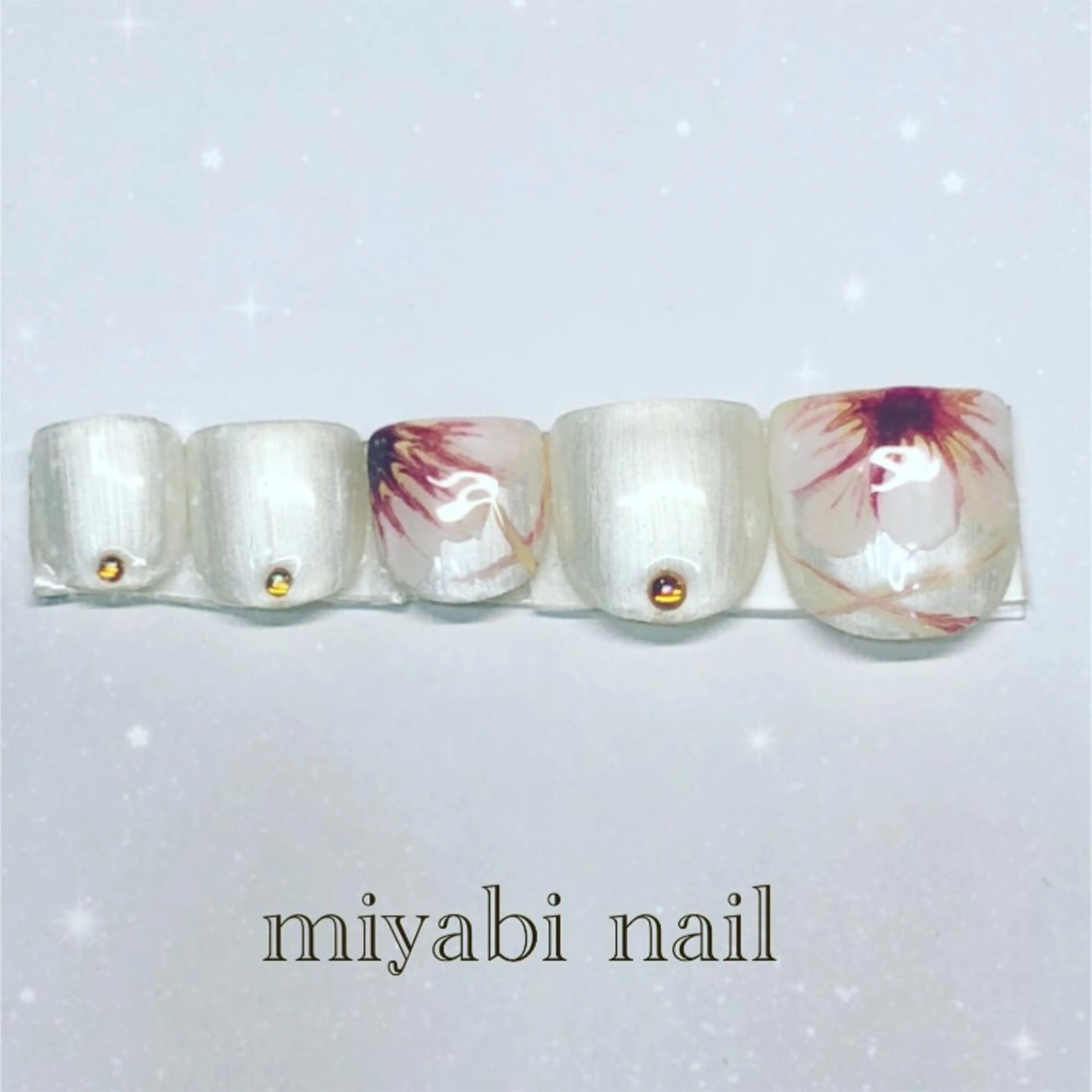ネイル miyabi nail 桂川駅近くのネイルデザイン