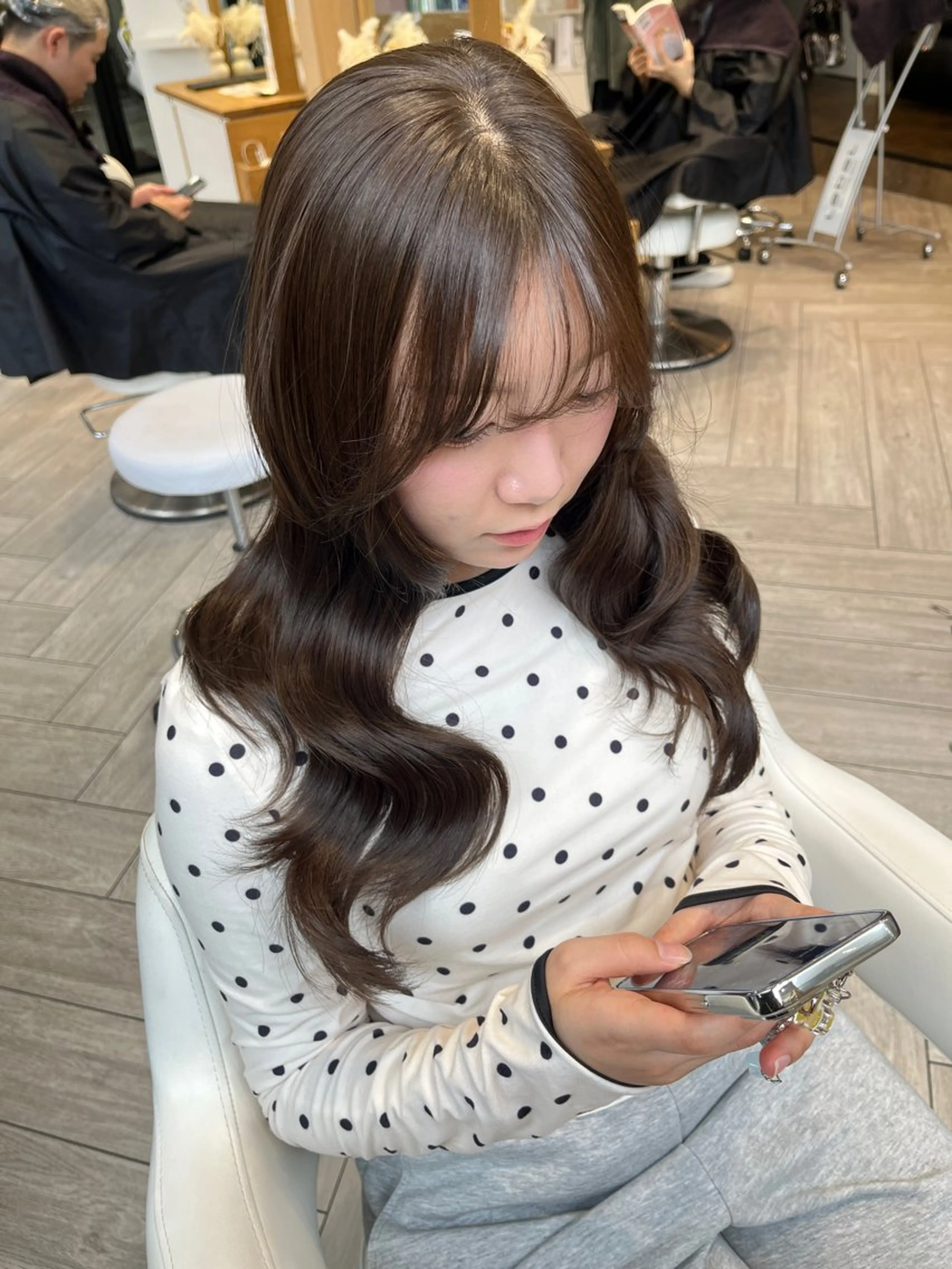 ロング カラー カット ヘアカラー トリートメント AVANCE. chisatoのヘアスタイル