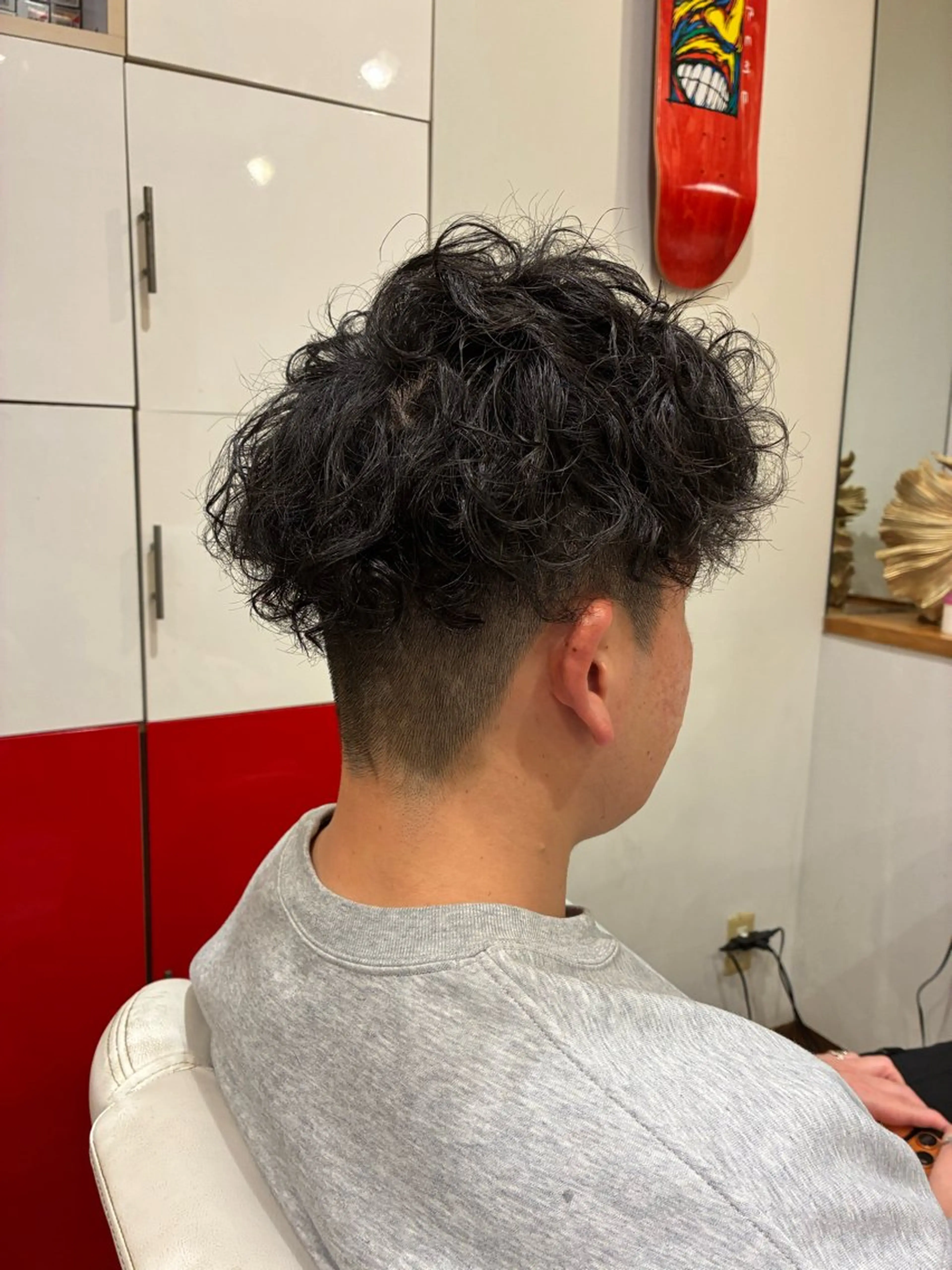 パーマ メンズ カット パーマ 友永 風歌のヘアスタイル