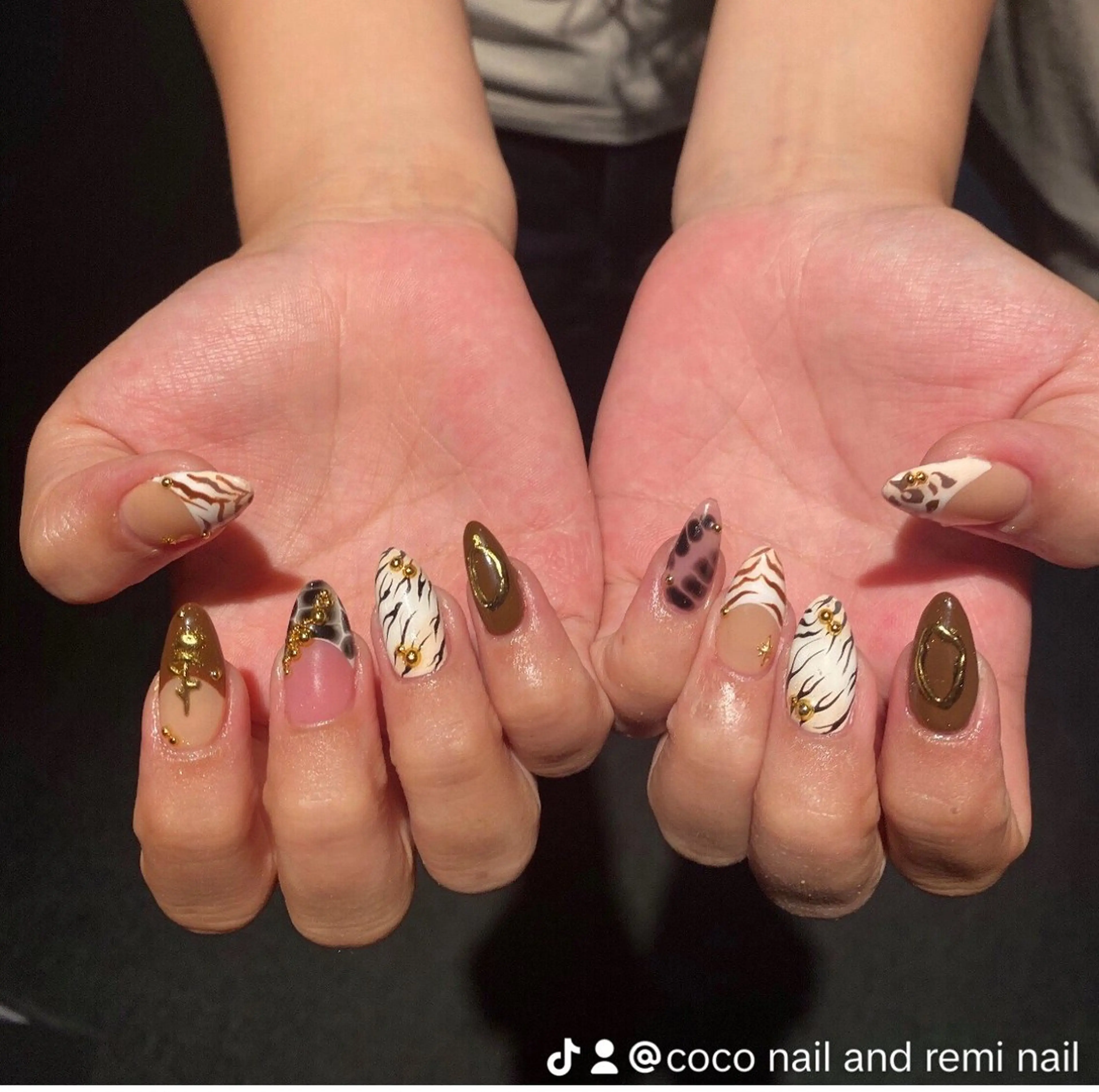 ネイル 長さ出し フレンチネイル 韓国ネイル レース マグネットネイル ハンドネイル 高橋 ユキのネイルデザイン