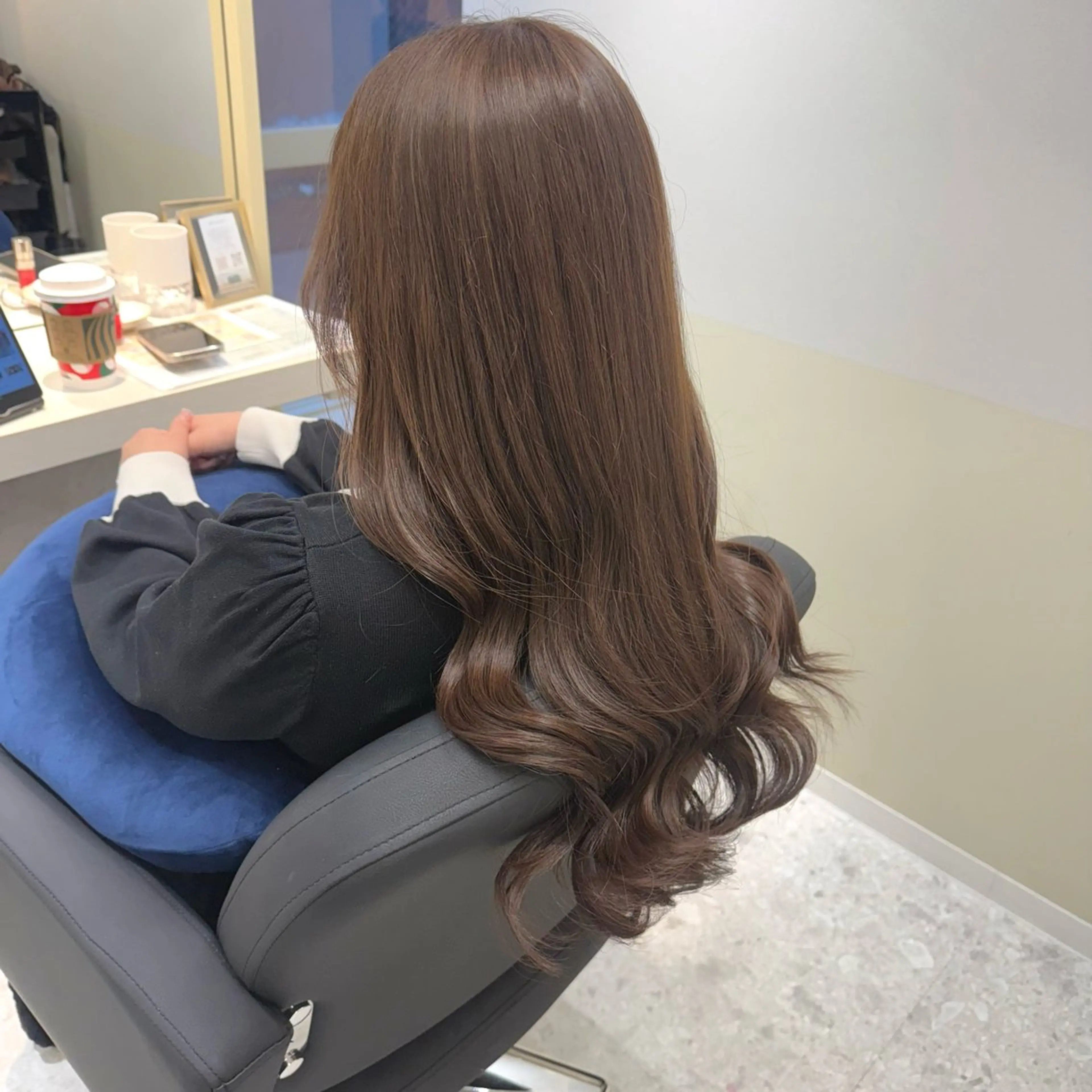 ロング カラー ブリーチ 透明感カラー ダブルカラー ブリーチなしカラー ヘアカラー トリートメント 半個室サロン/透明感 /艶髪♡岸上 温♡のヘアスタイル