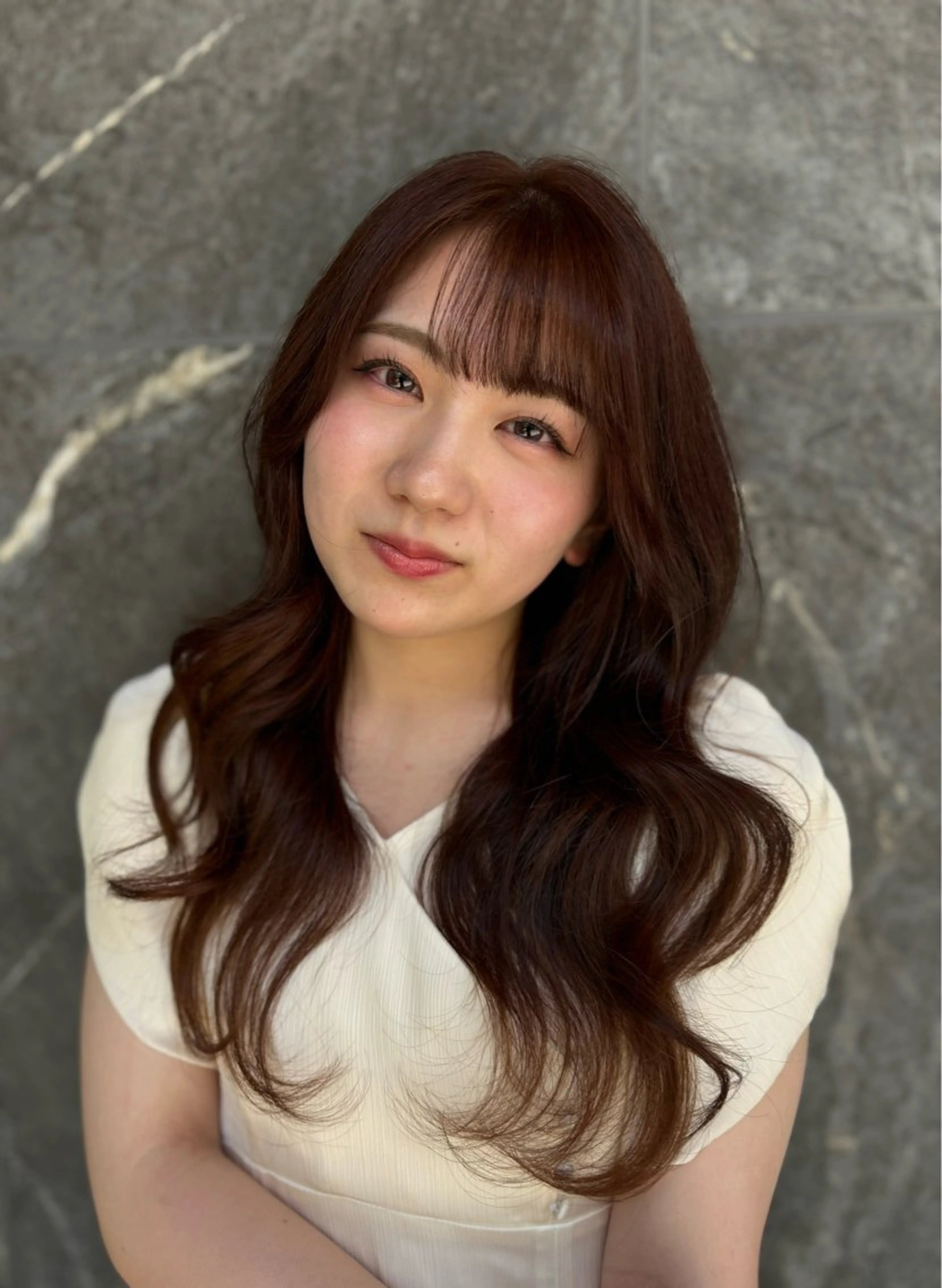 ロング カラー 森山 真衣香のヘアスタイル