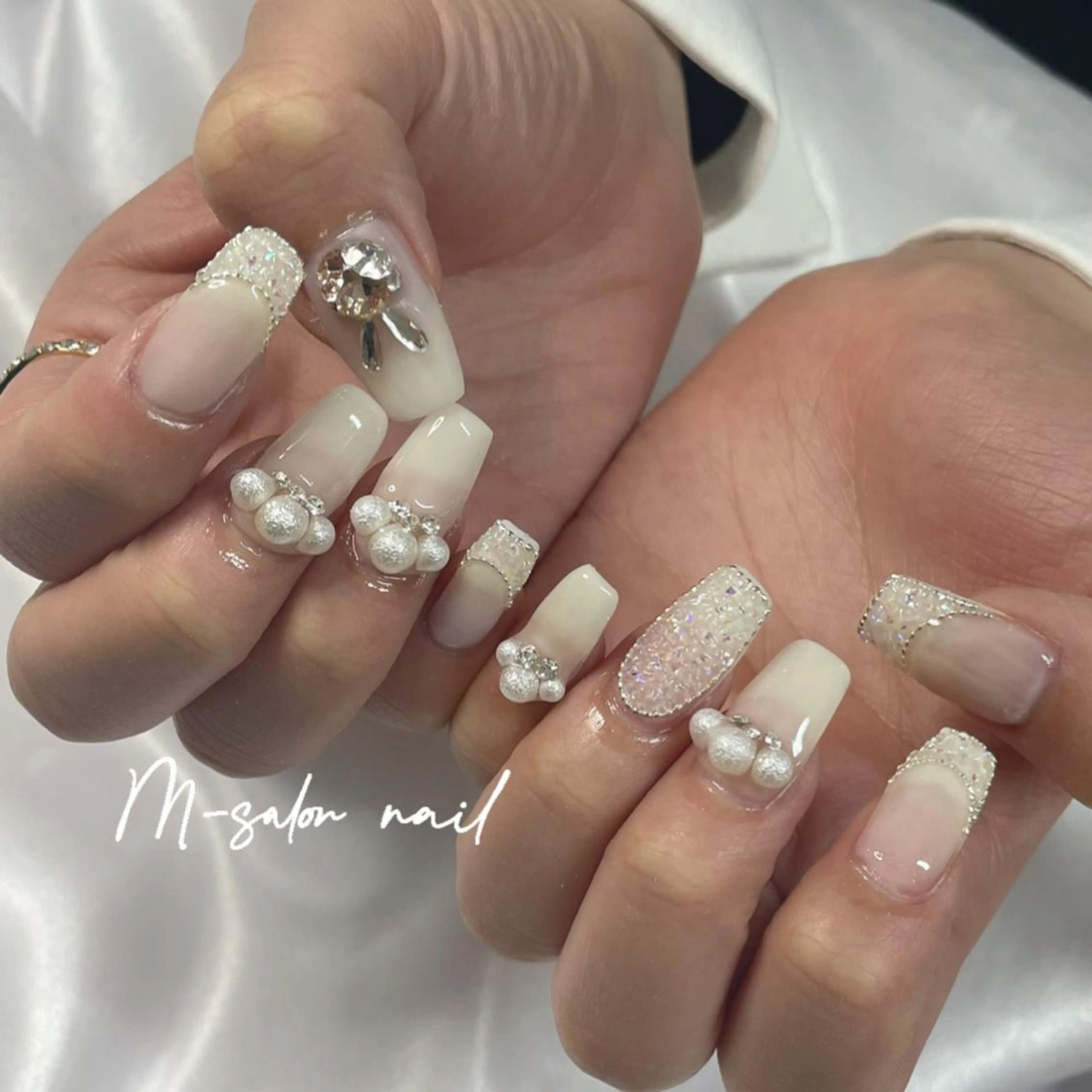 ネイル ハンドネイル 韓国/網紅/パーツ M-salonのネイルデザイン