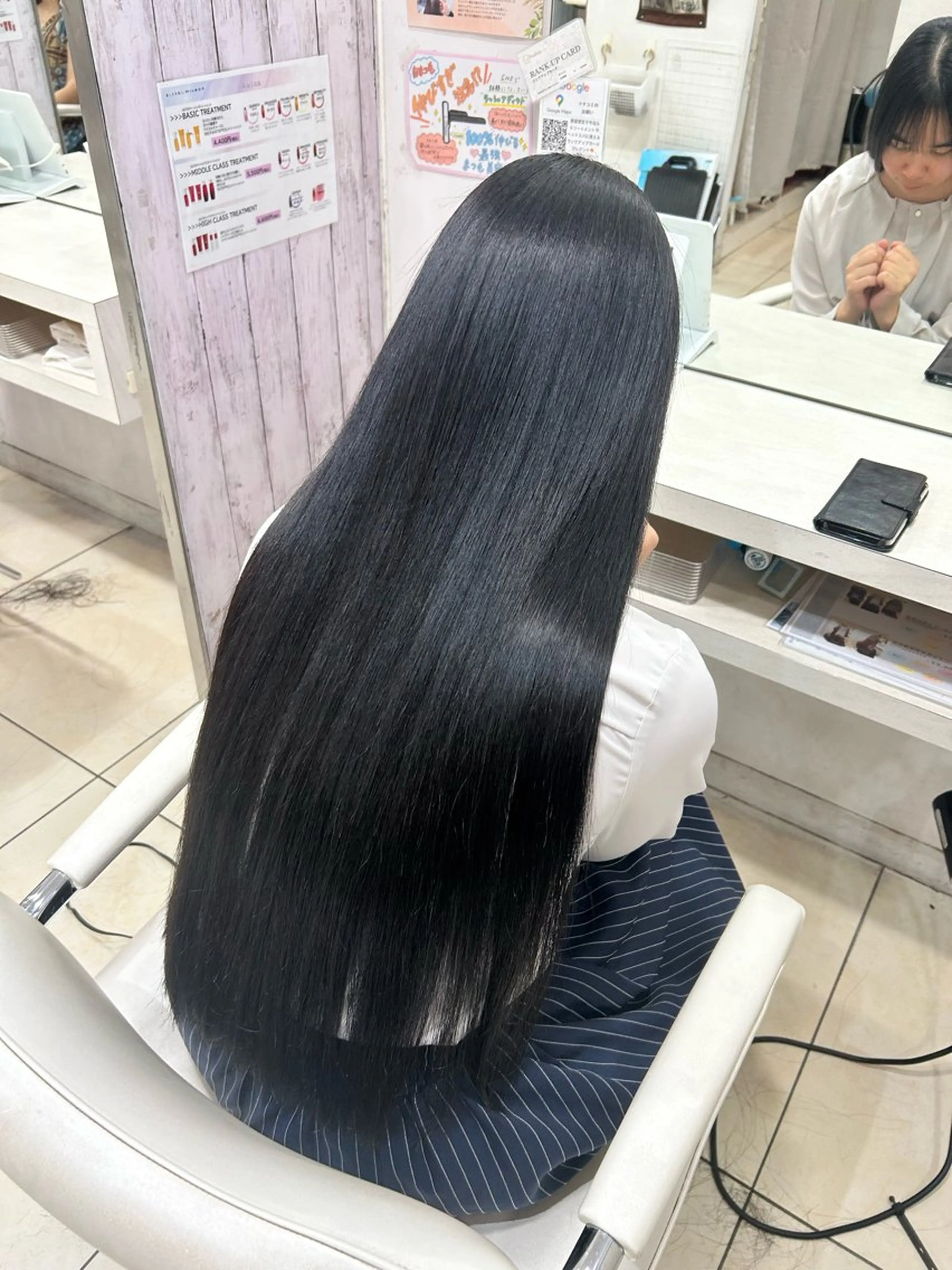 ロング カット ヘアカラー トリートメント 【髪質改善カラー】 瀧田嵐士🇰🇷のヘアスタイル