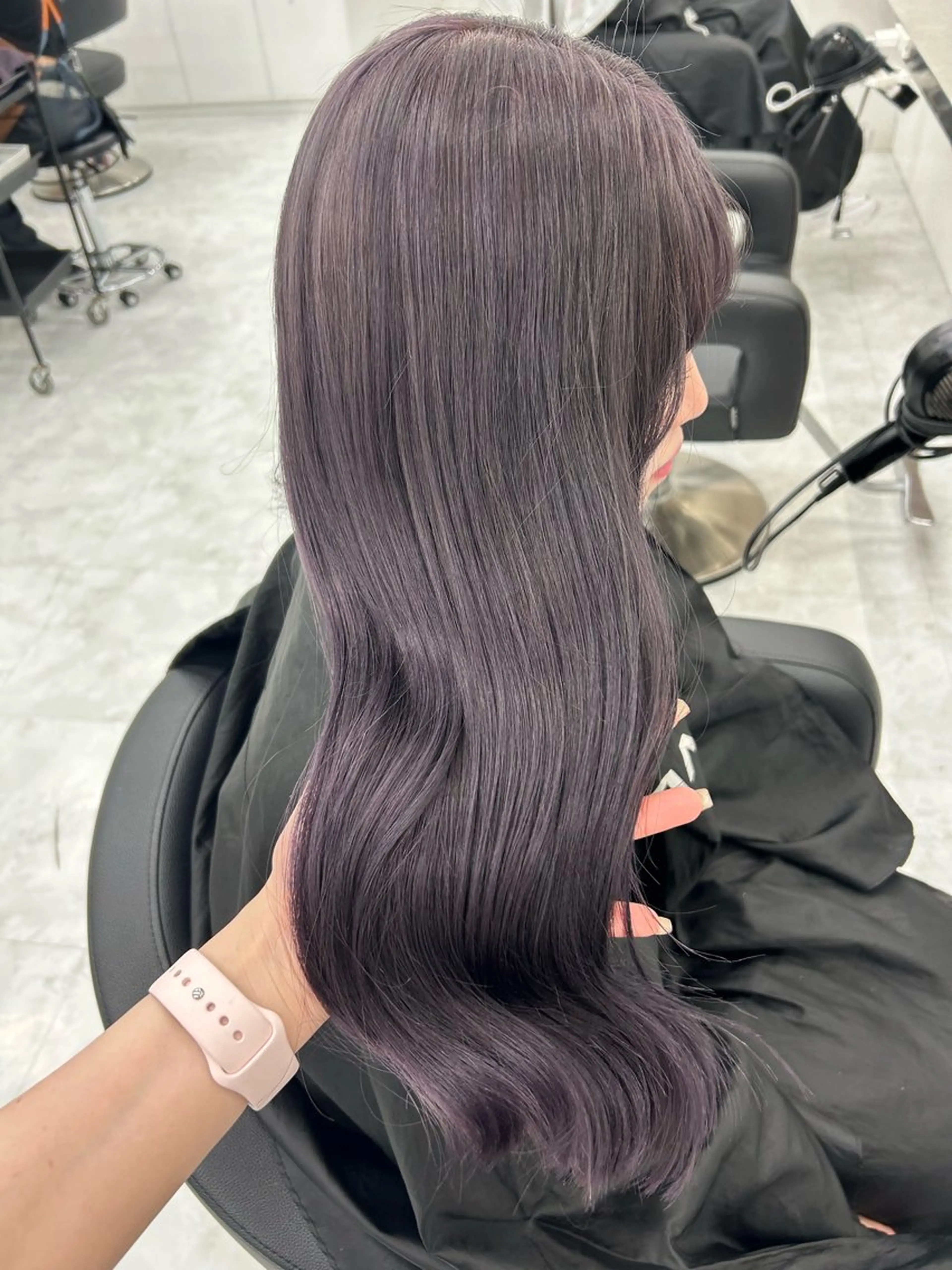 ロング 淡色ラベンダー♡ ニーナ🎀🦙のヘアスタイル