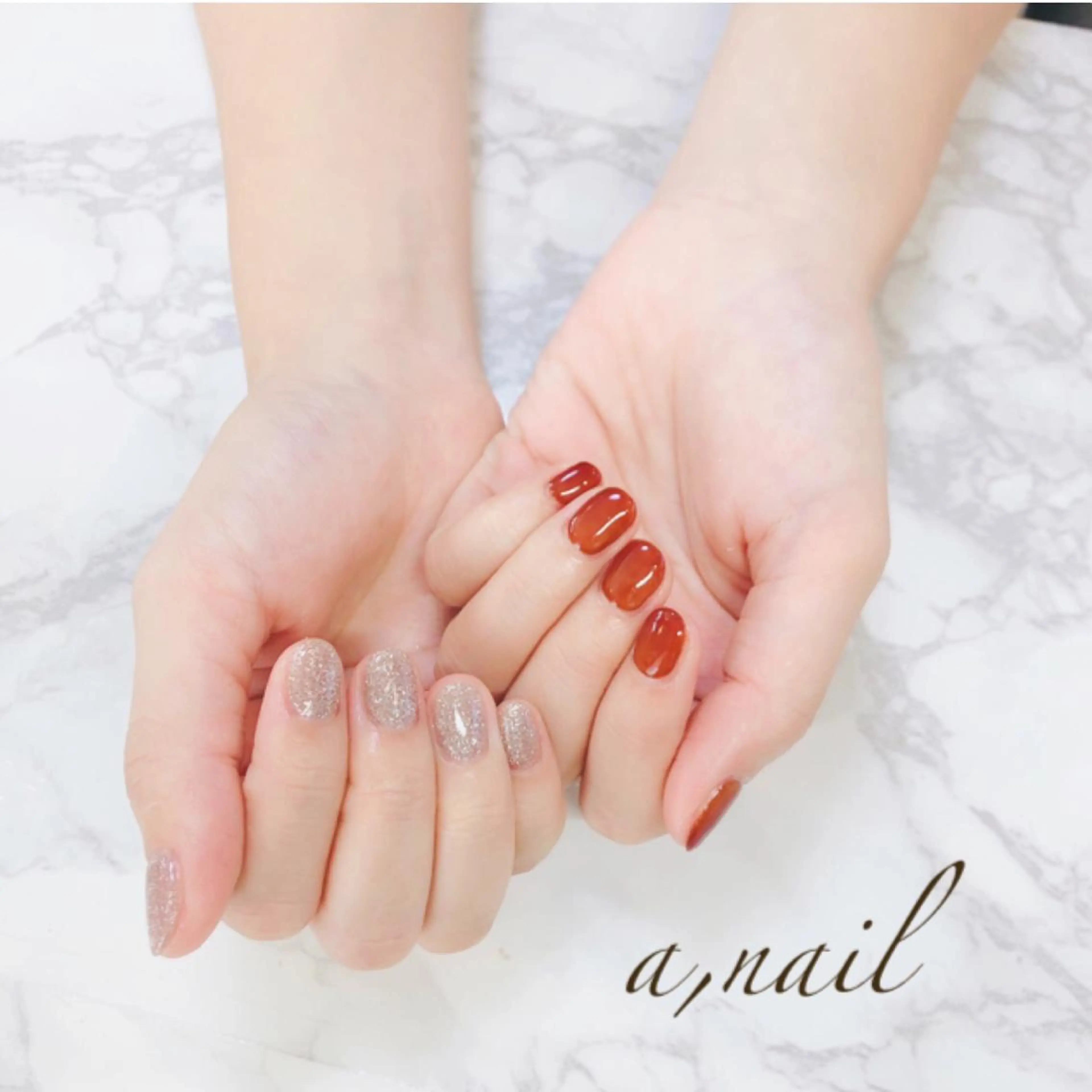 ネイル フラッシュネイル フットネイル ジェルネイル グラデーション オフィスネイル ハンドネイル ネイルサロン エーネイルのネイルデザイン