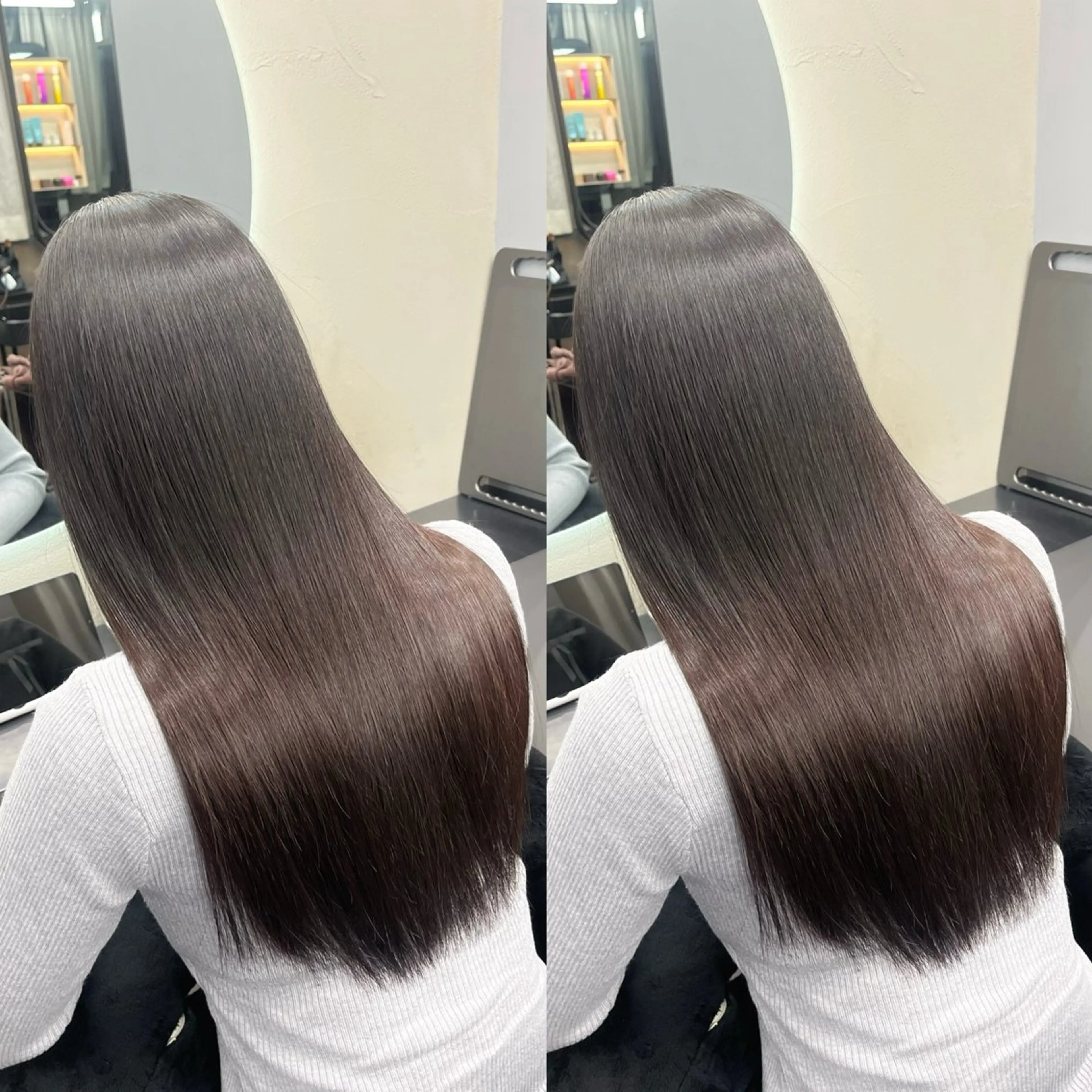ロング カット ヘアカラー 縮毛矯正 トリートメント レイヤー/髪質改善 /艶カラー/SAKIのヘアスタイル