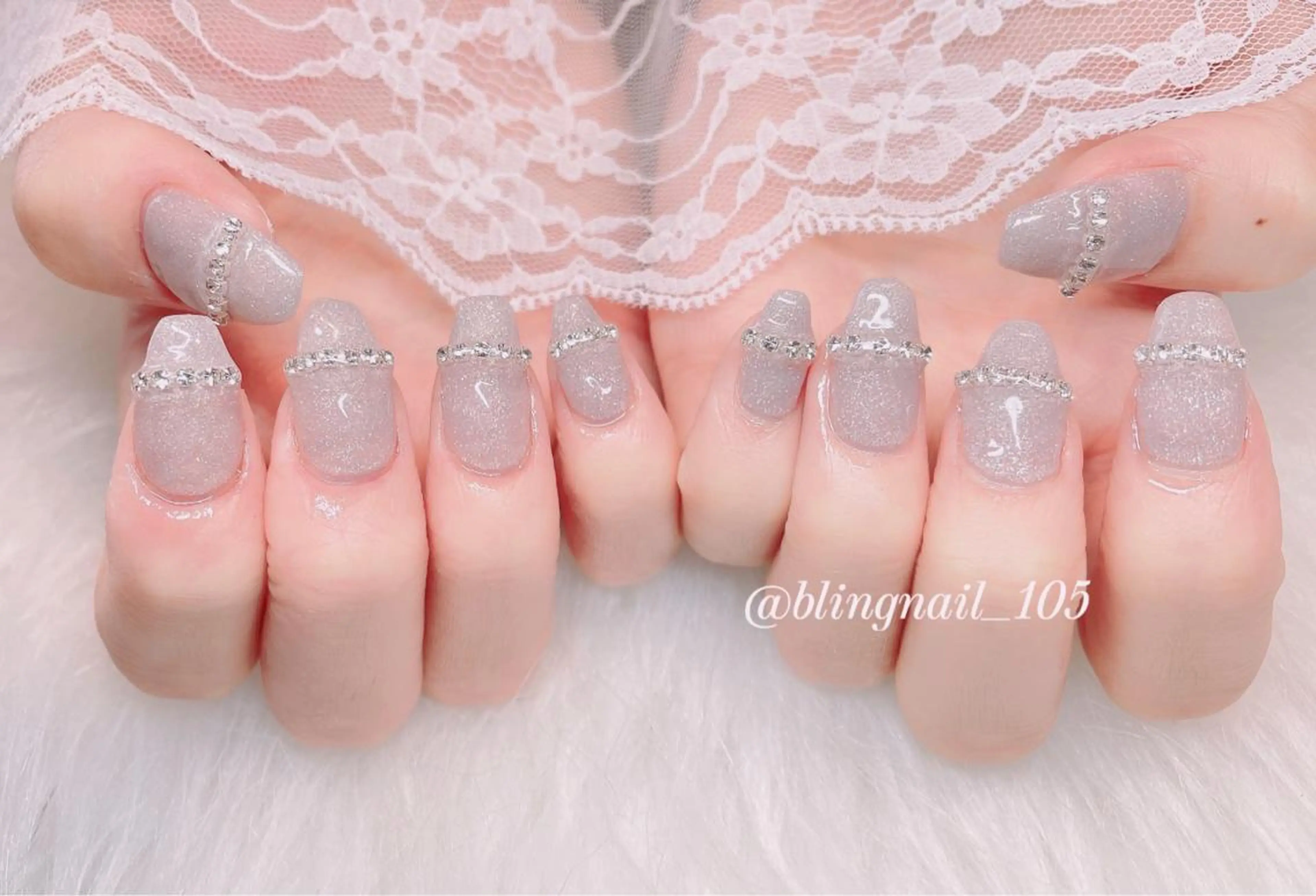 ネイル 23時まで❤︎韓国、 ワンホンネイルのネイルデザイン