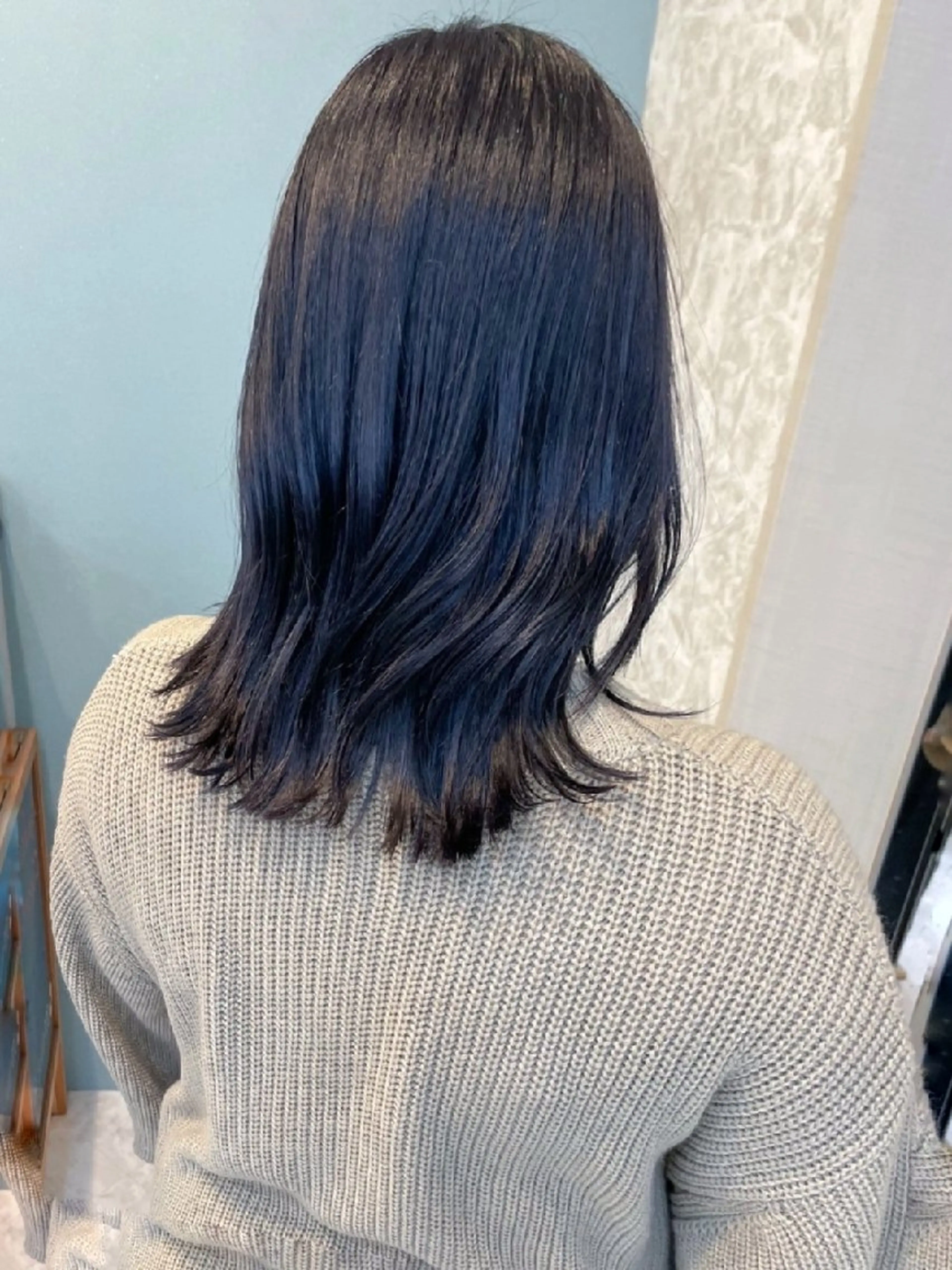 ミディアム カラー 暗髪艶カラー/ 髪質改善TR/maiのヘアスタイル