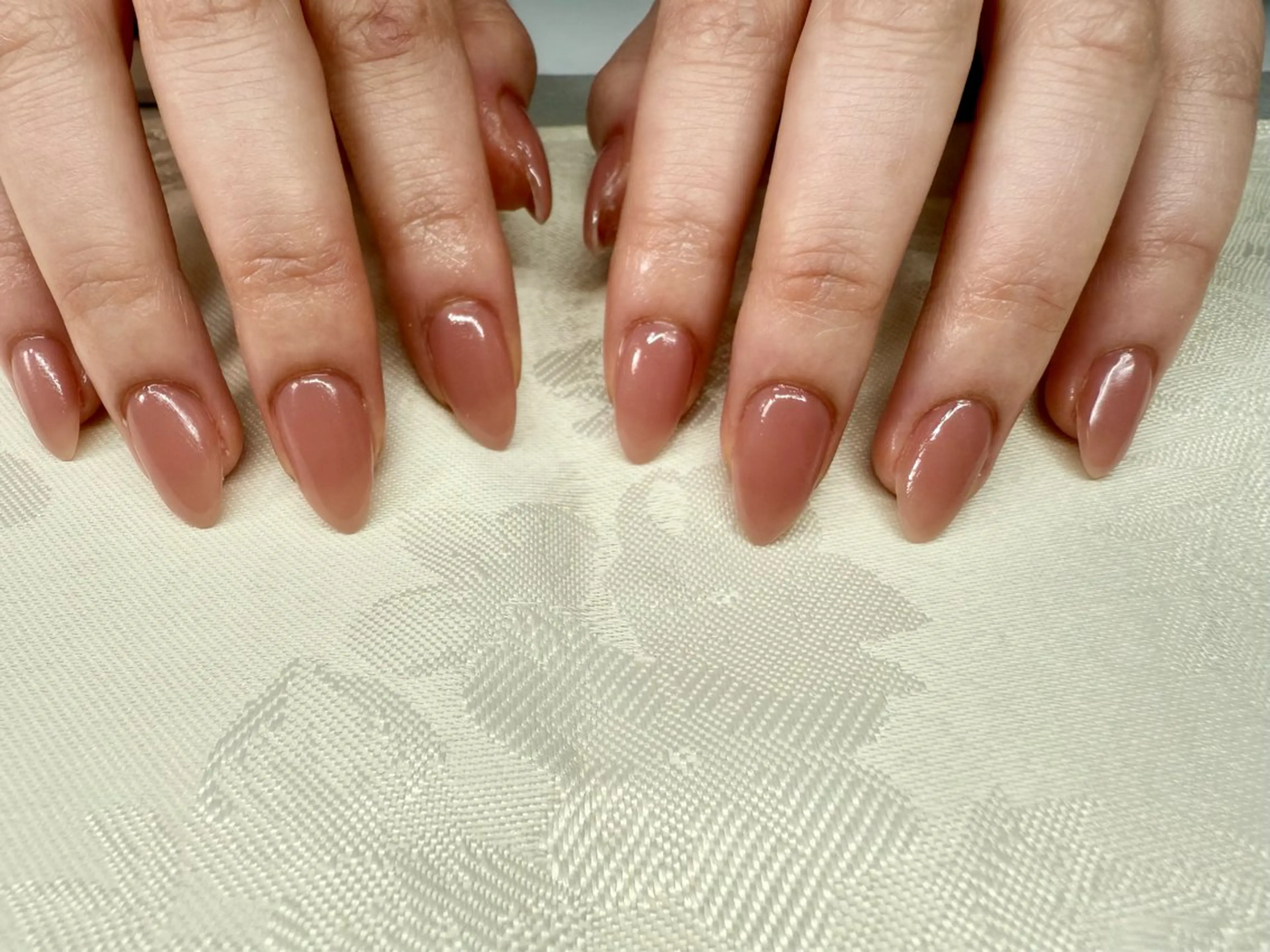 🌸春限定ワンカラーネイル　オフなしの写真