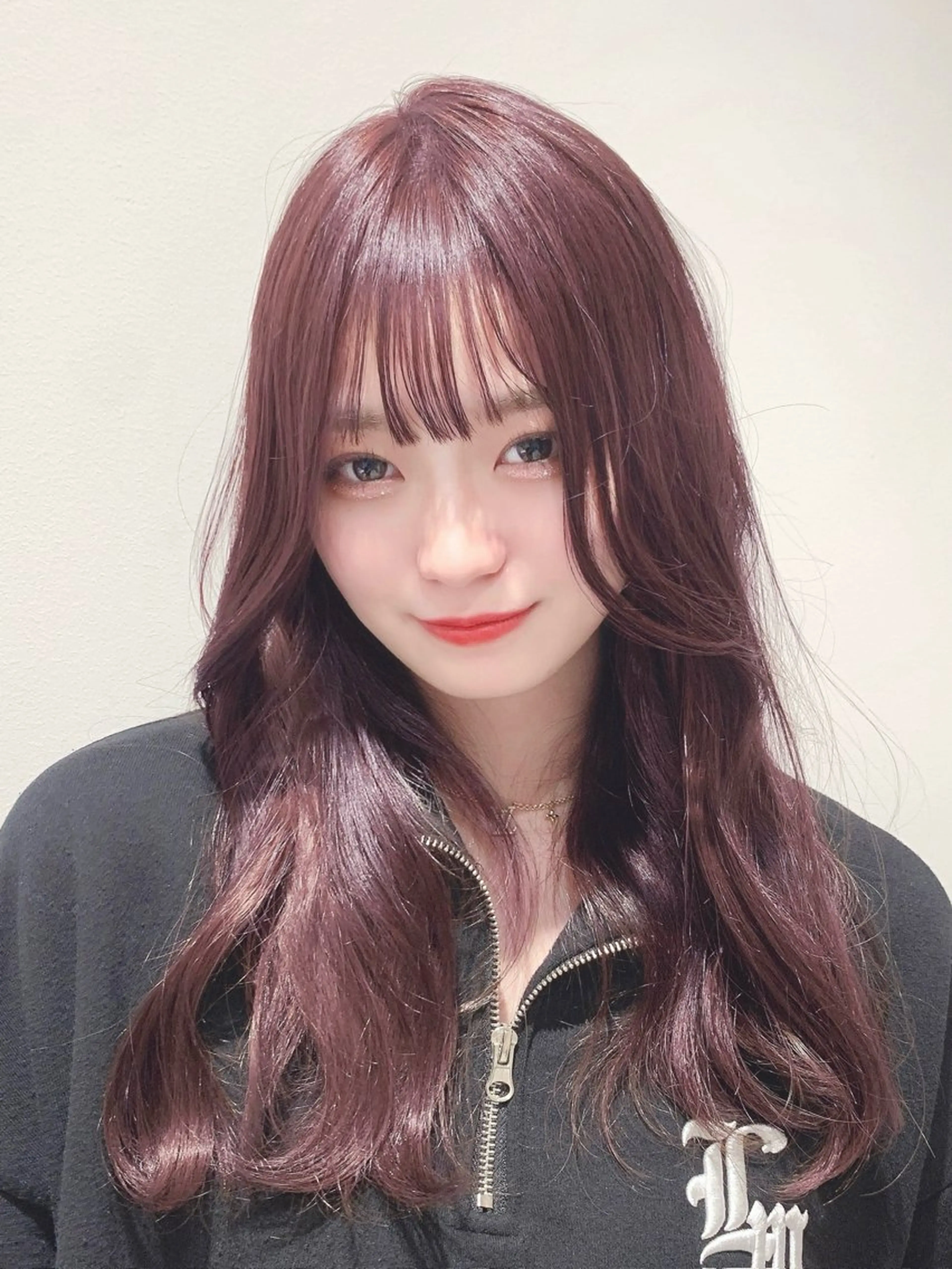 ミディアム カラー カット ヘアカラー トリートメント ヘッドスパ ヘアセット 韓国ヘア/レイヤー/ 顔まわり/りょーとのヘアスタイル