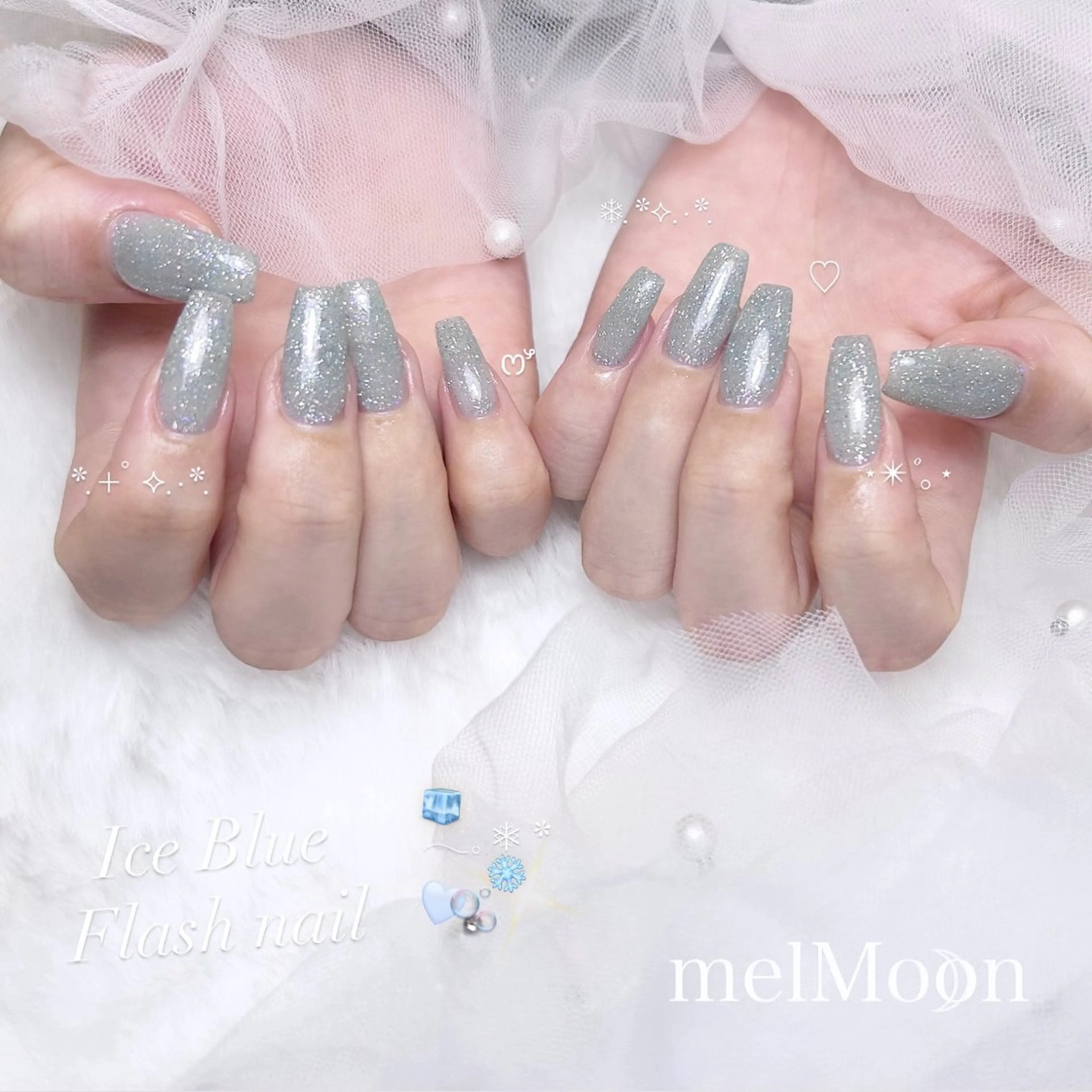 ネイル ハンドネイル melMoon .のネイルデザイン