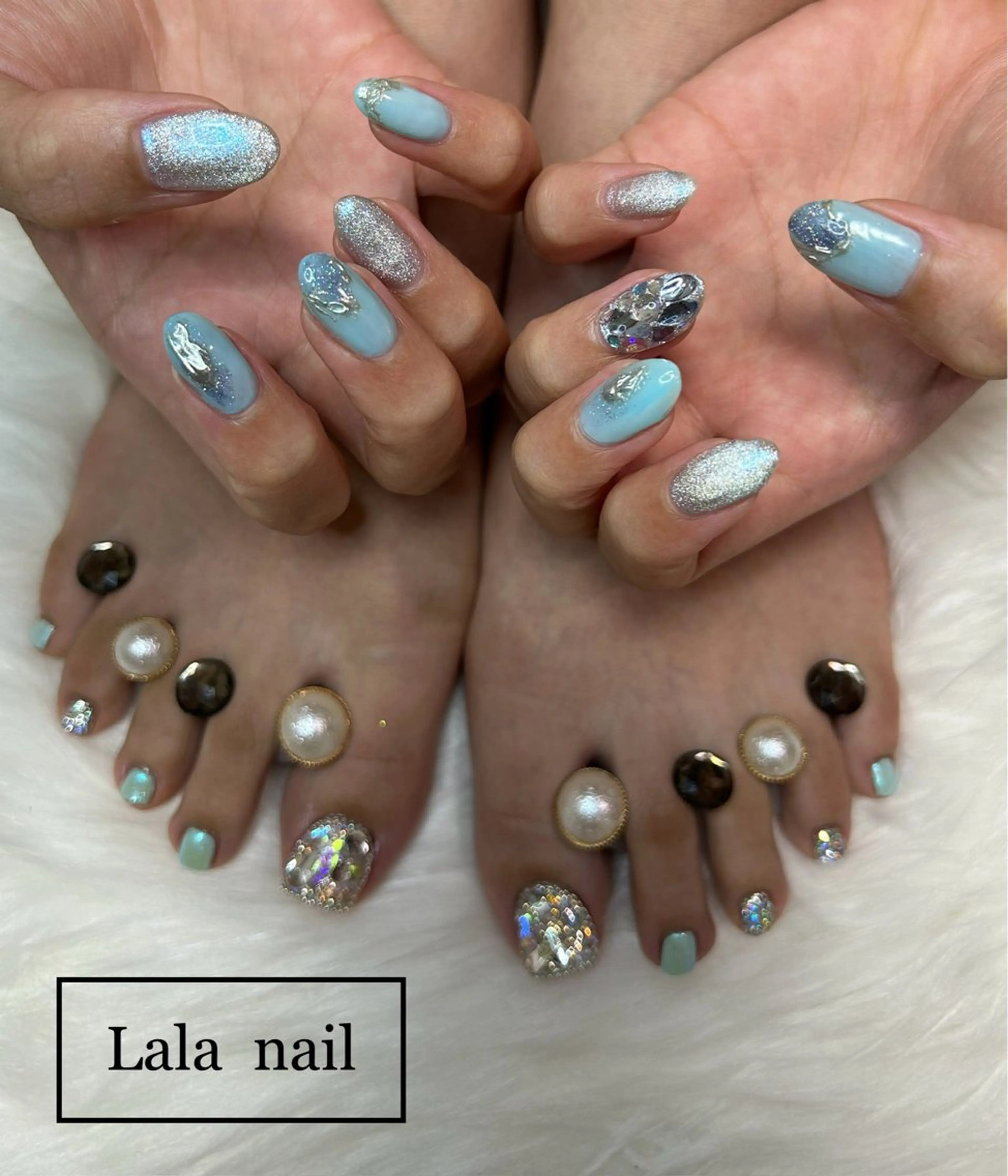 ネイル フットネイル 春ネイル 夏ネイル Lala nailのネイルデザイン