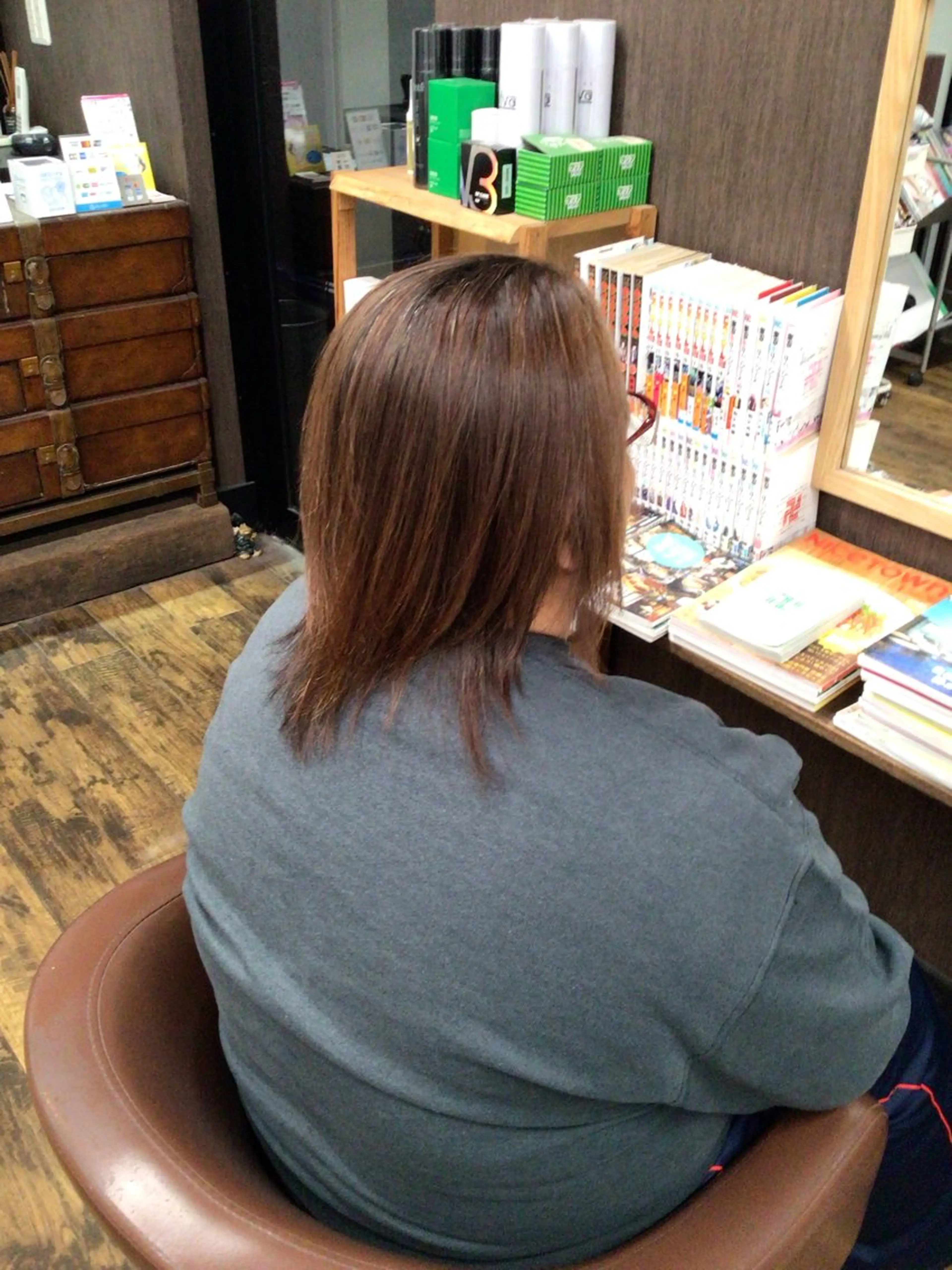 ミディアム カット ヘアカラー 香川 裕基のヘアスタイル