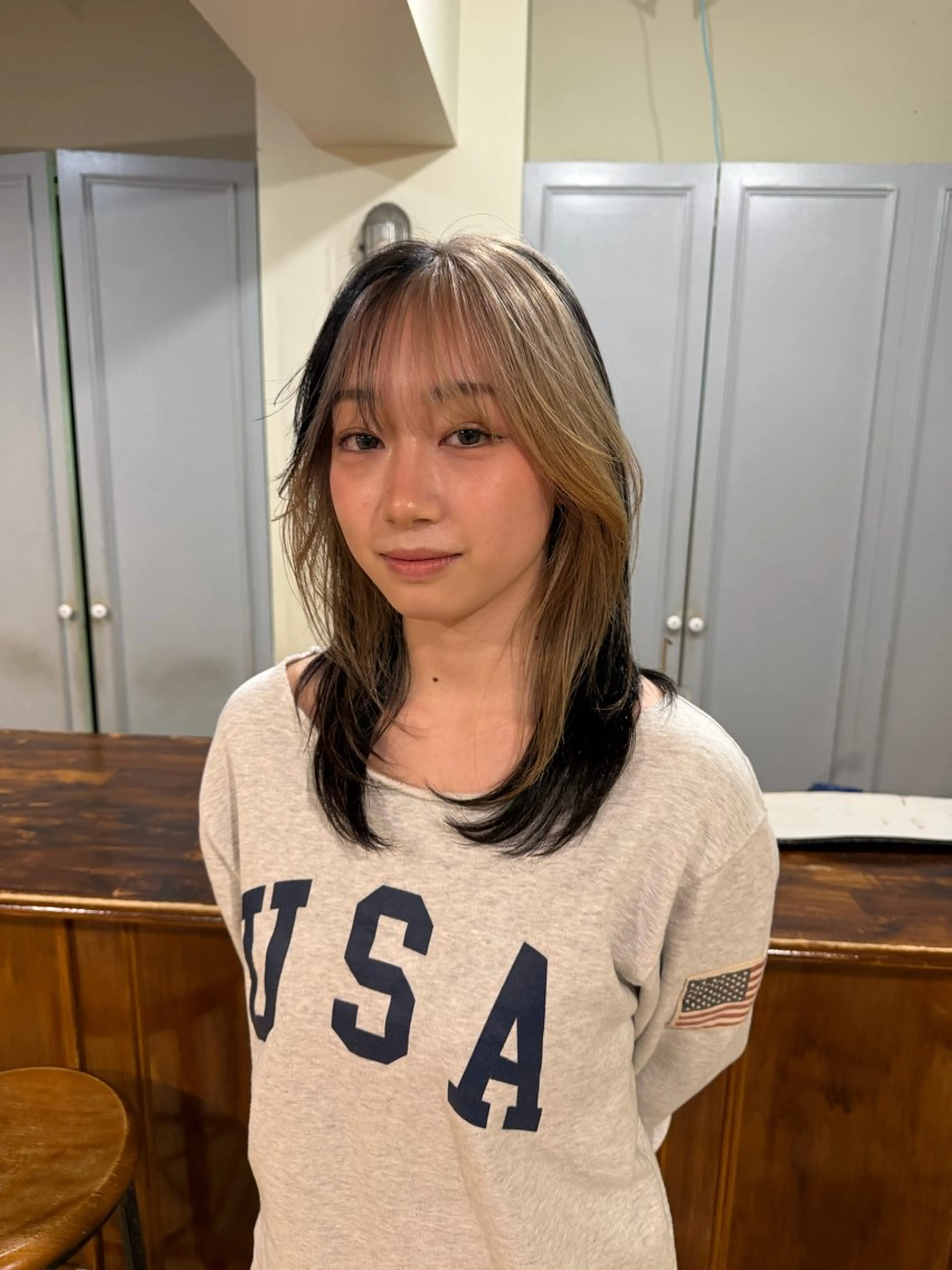 ミディアム カラー ヘアカラー 🤩噂のMr.髪ポジ ティブ®️yu🤩のヘアスタイル