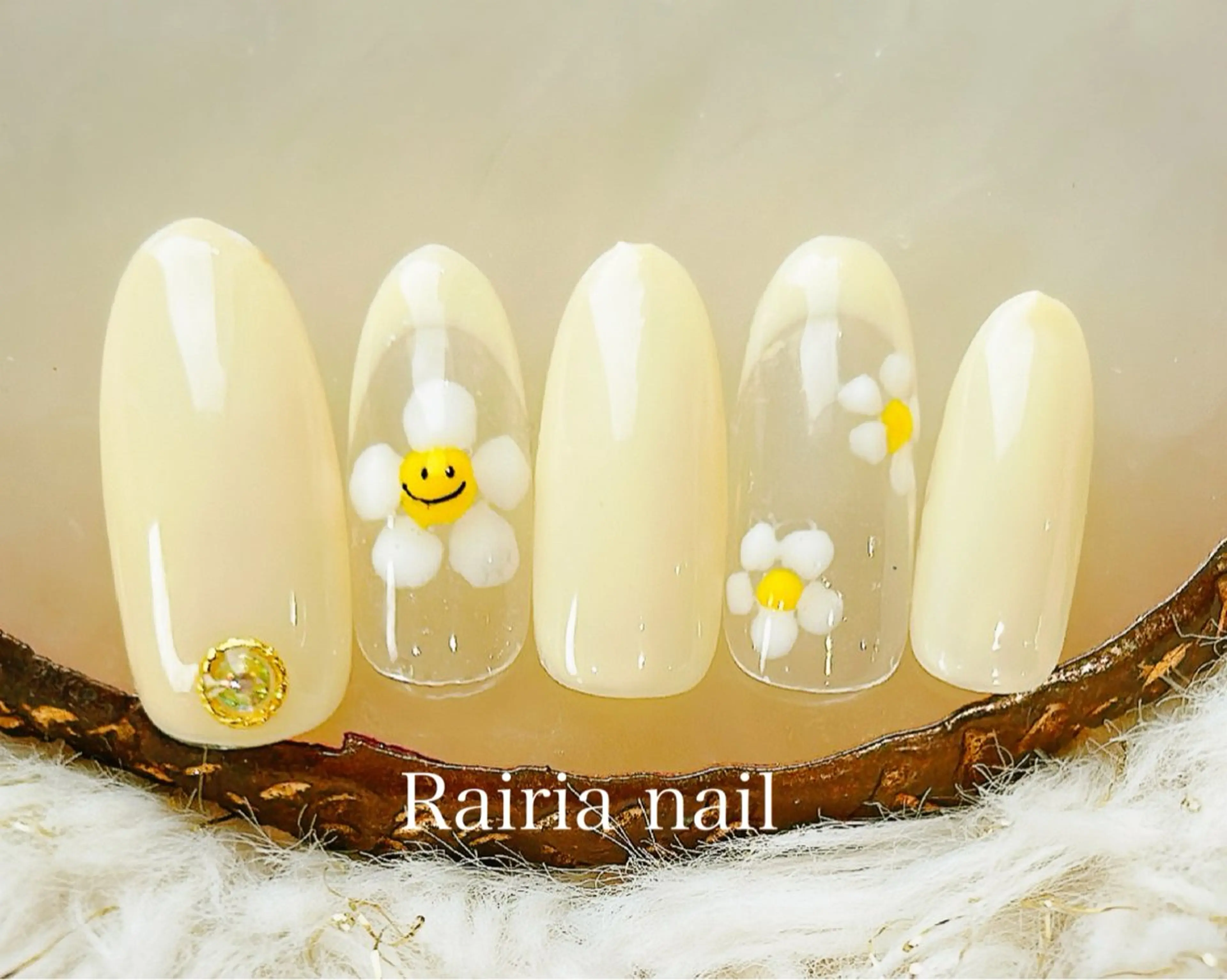 ネイル アートネイル ジェルネイル 持ち込み ニュアンスネイル パラジェル Rairia nail本八幡店のネイルデザイン