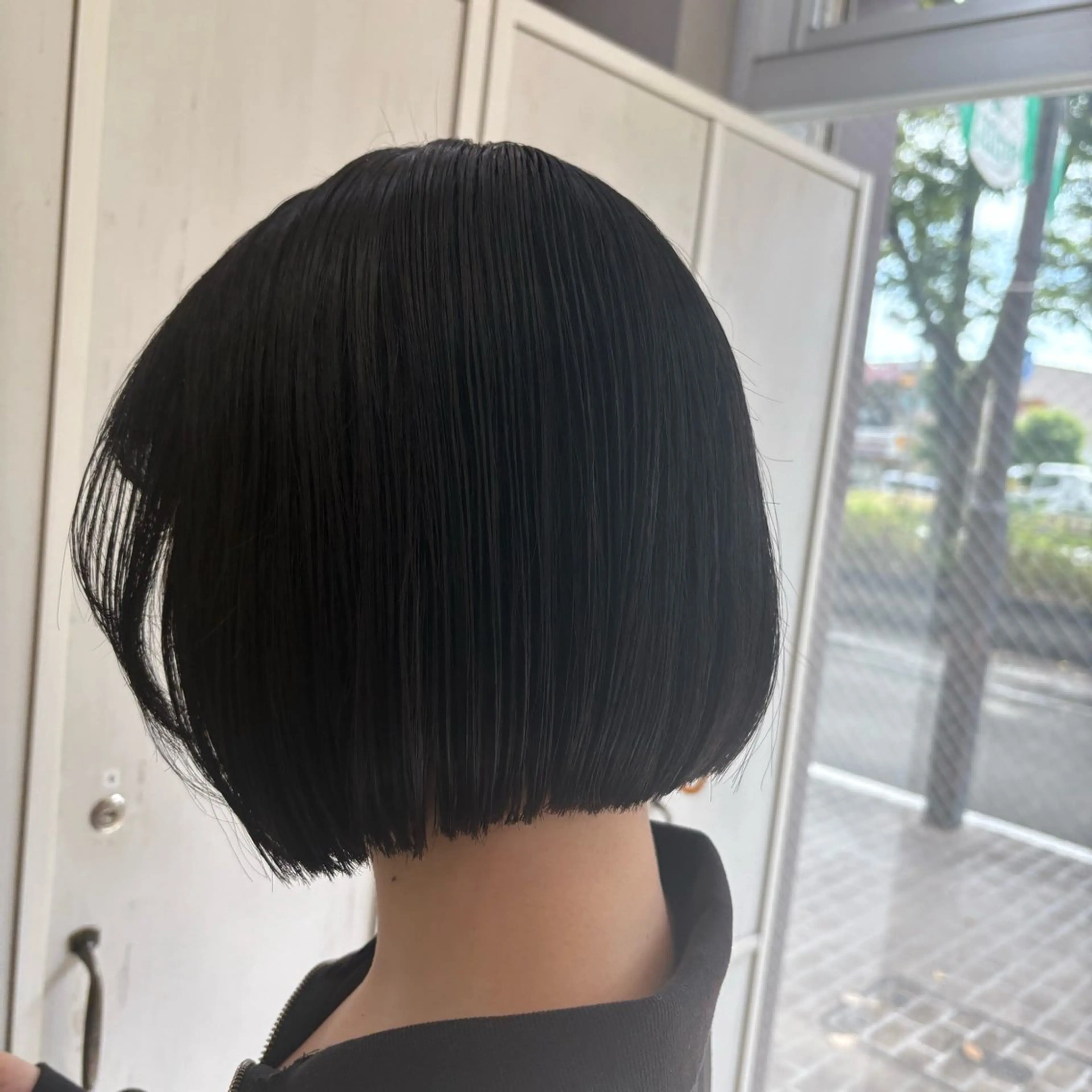 ショート ボブ カット ヘアカラー トリートメント 池田 優那のヘアスタイル