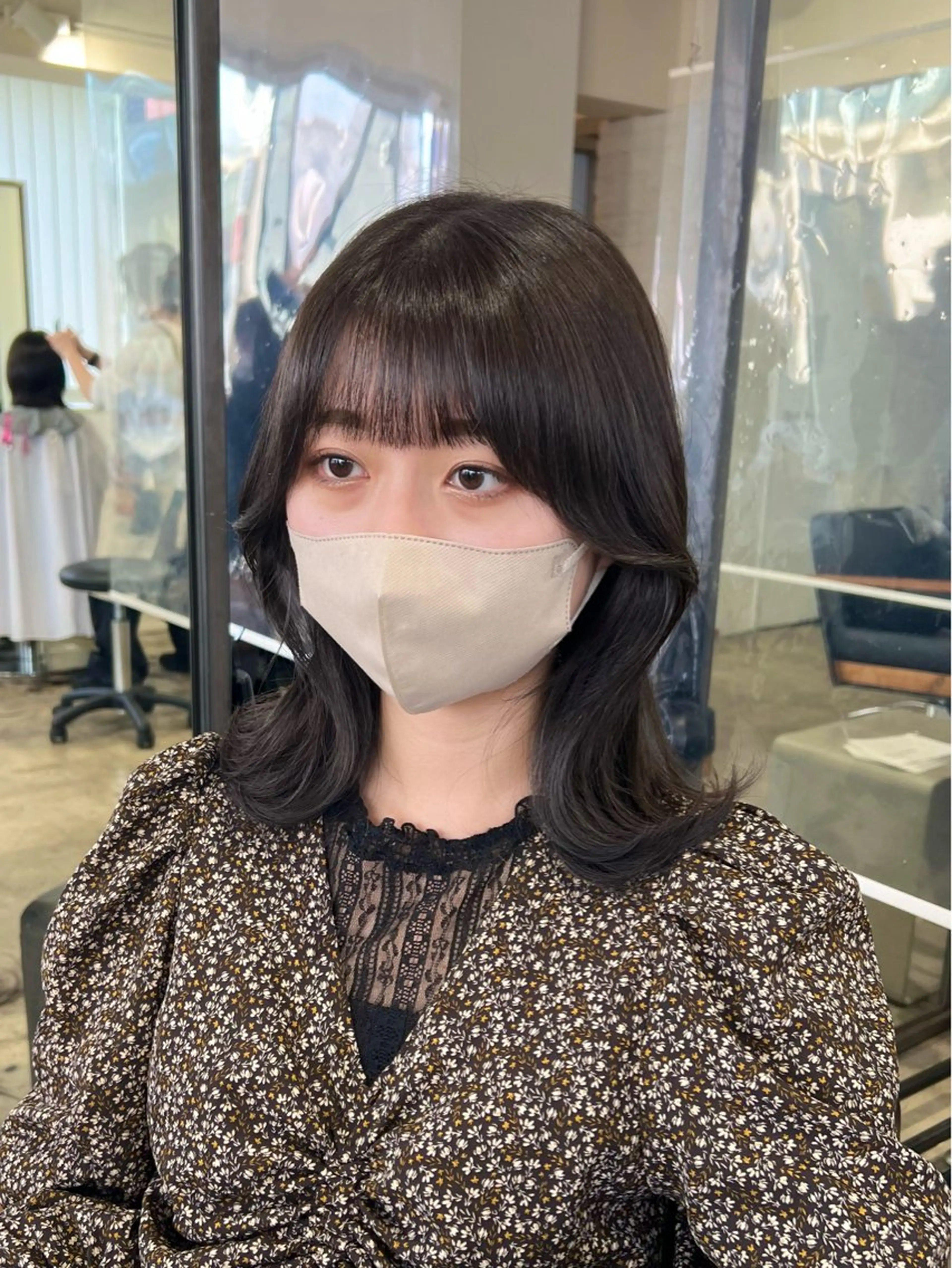 ミディアム くびれヘア カット トリートメント 【韓国風くびれヘア】 joule小木曽輝のヘアスタイル