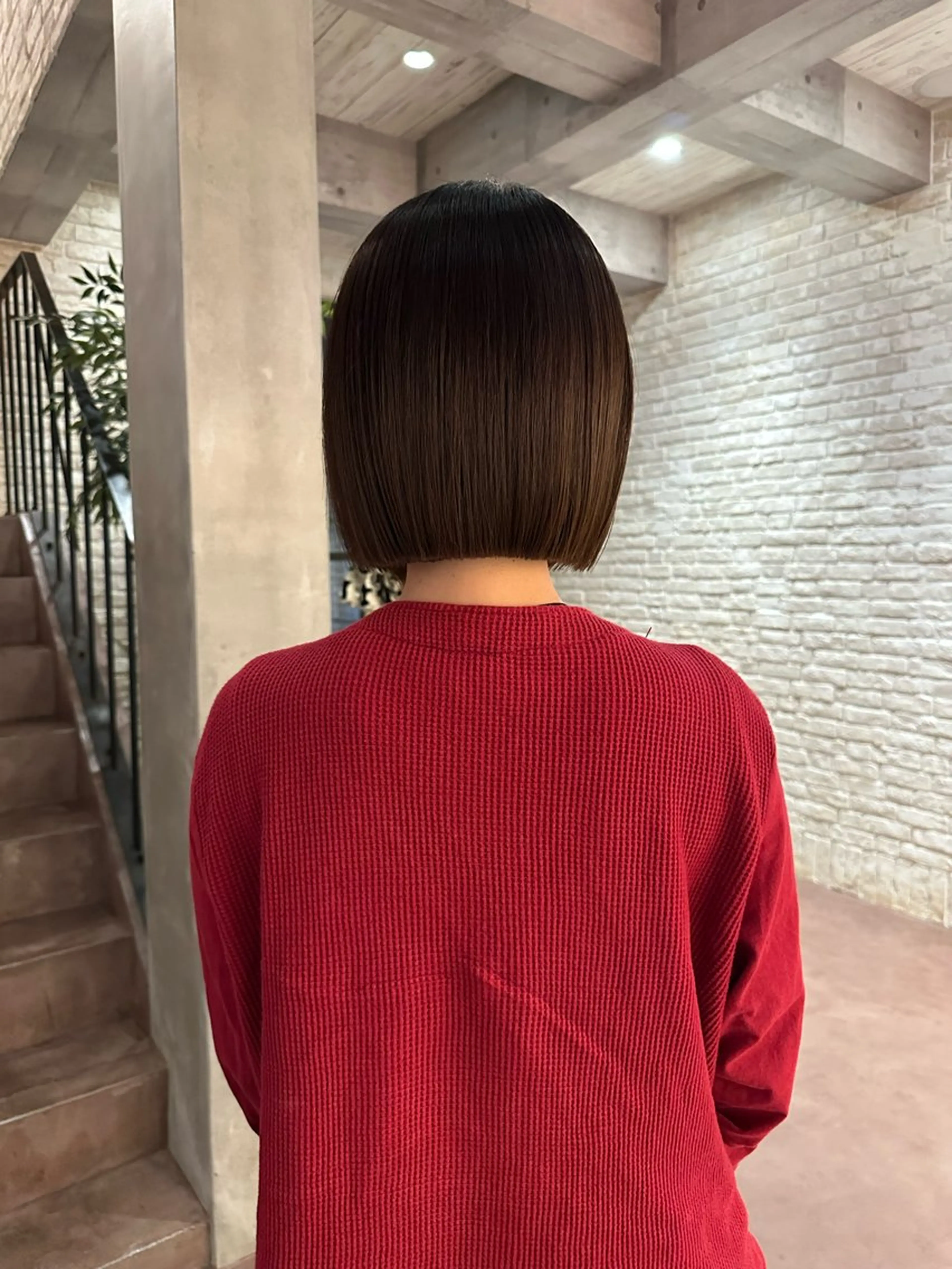ショート 縮毛矯正・ボブ 福島立也のヘアスタイル