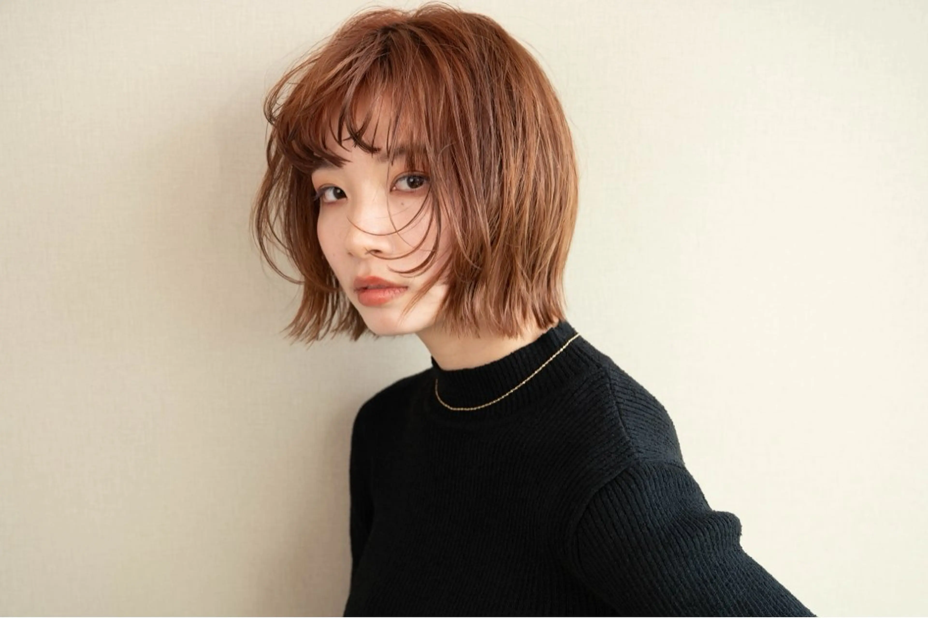 ショート 切りっぱなしボブ/ 蒲生四丁目/伊藤瑠唯のヘアスタイル