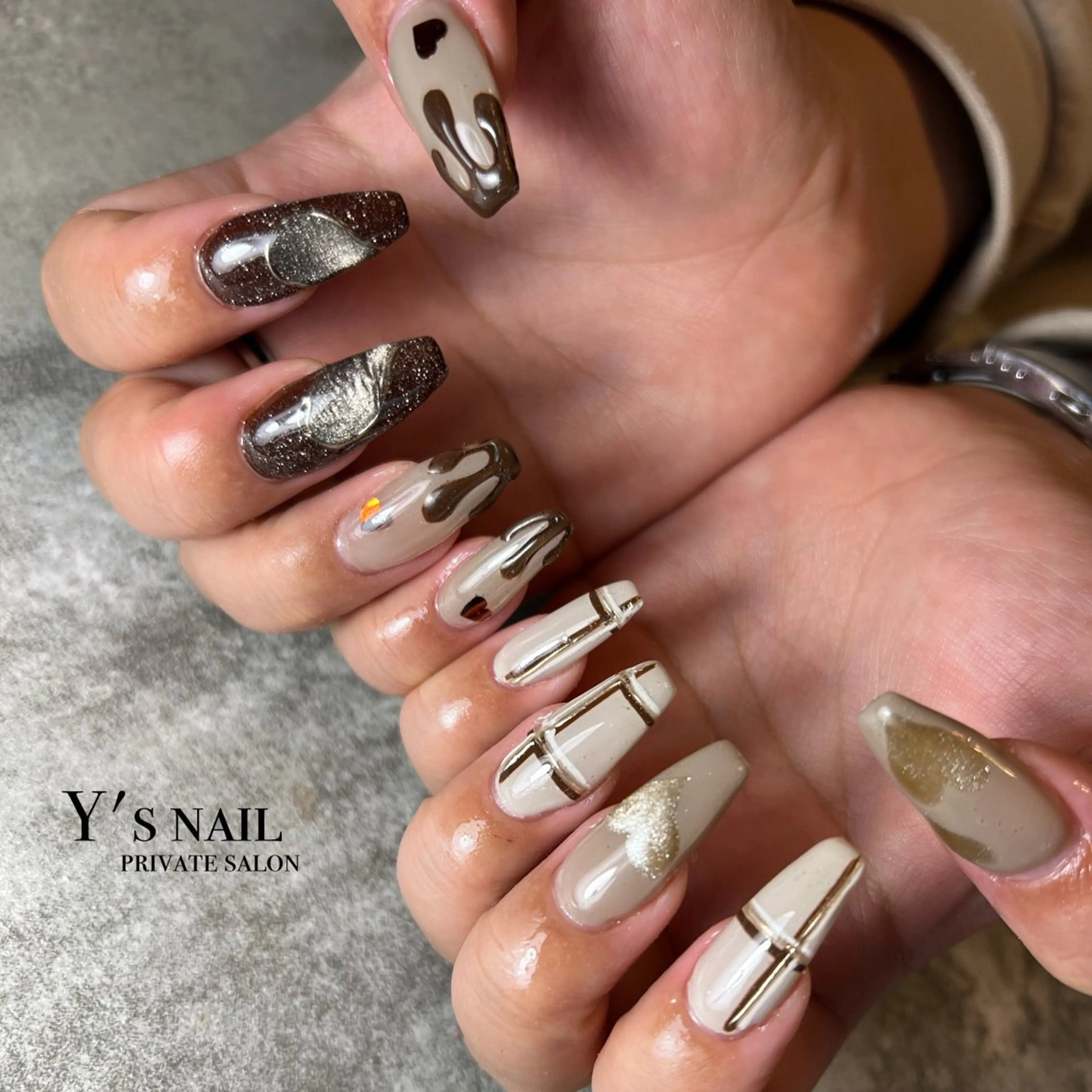 ネイル ハンドネイル Y's nail ˚✧₊YUIのネイルデザイン