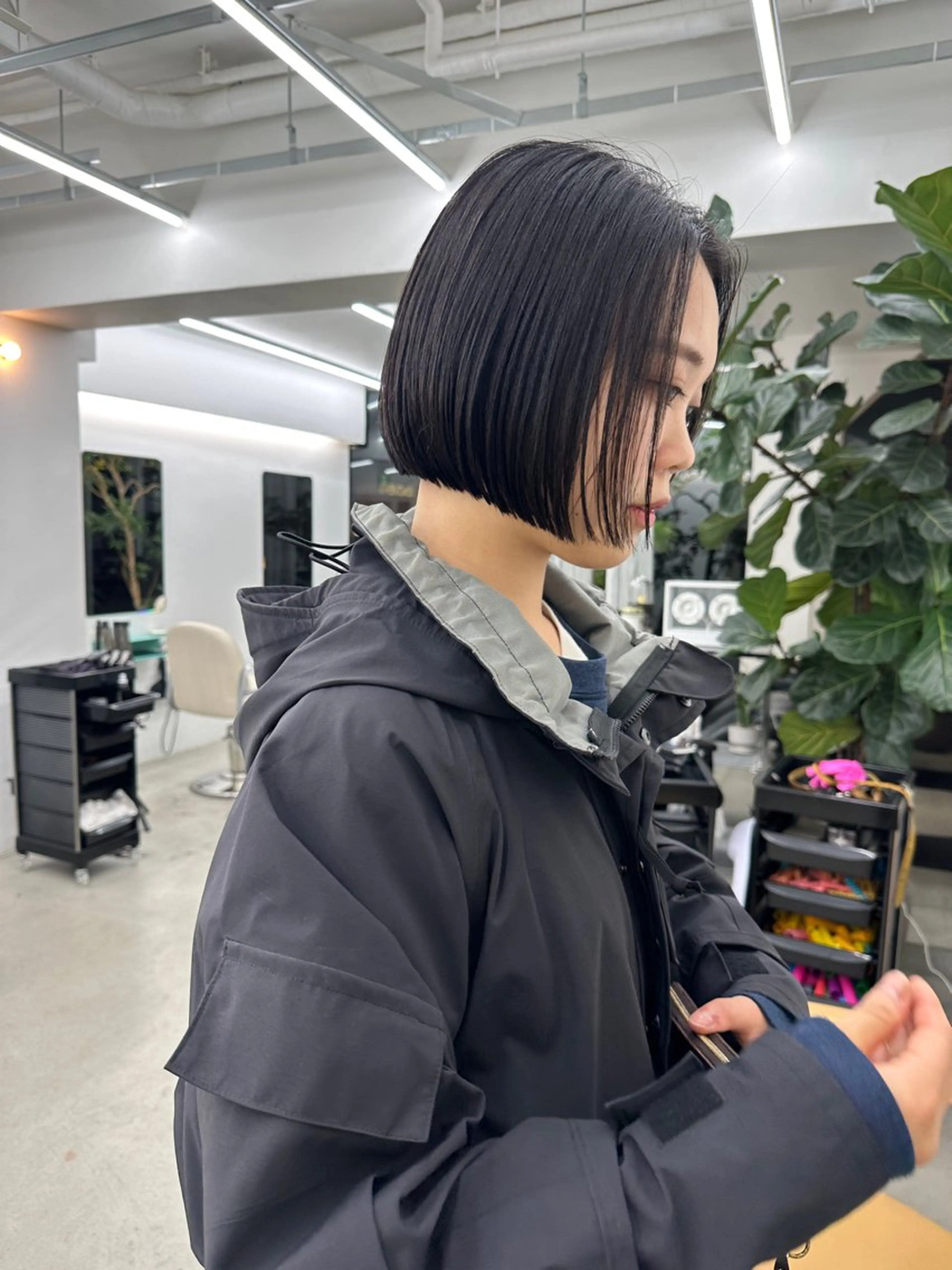 ショート カット トリートメント ボブ/レイヤー/ケア パーマ/リュウタのヘアスタイル