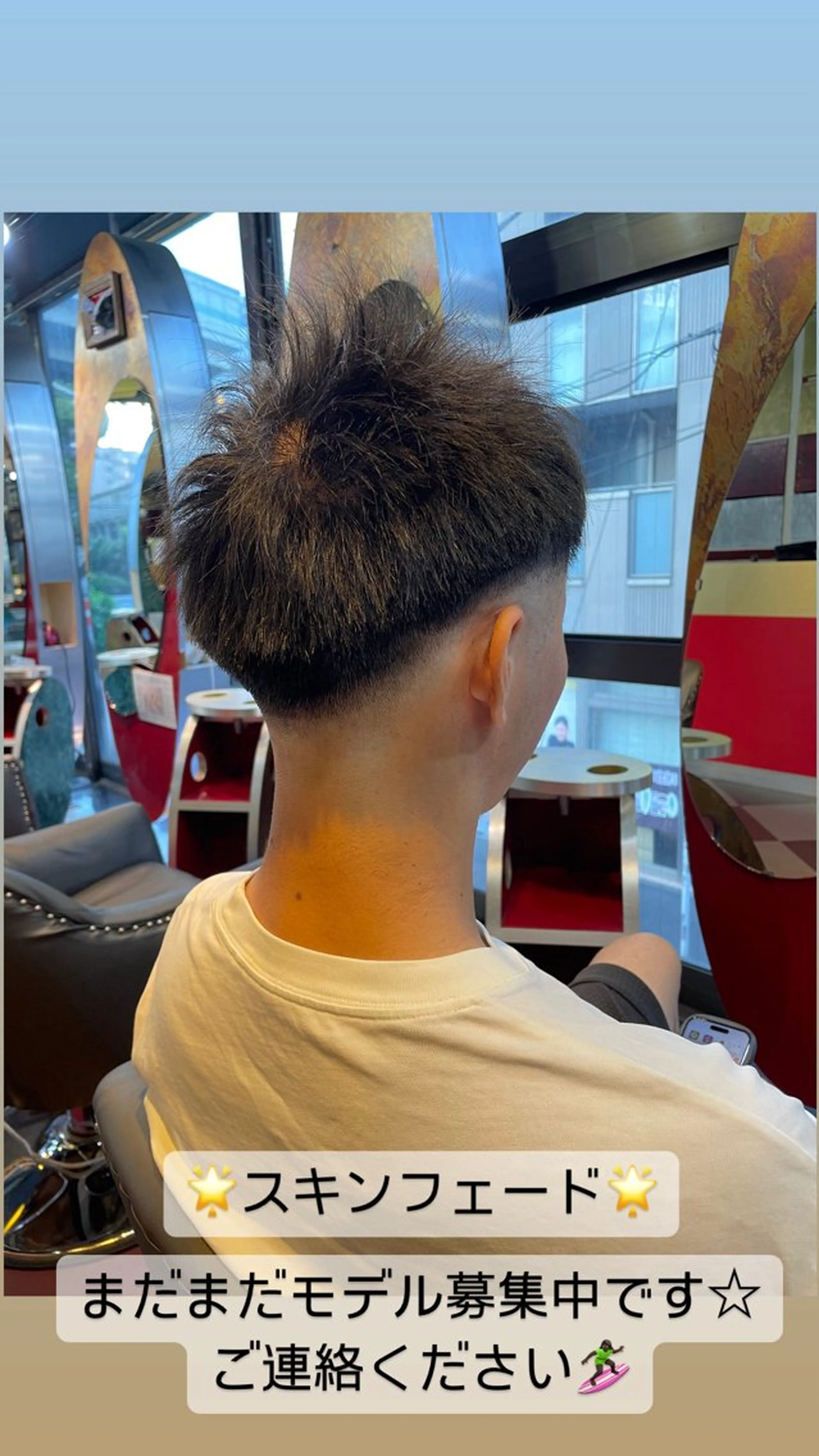 メンズ フェードカット スキンフェード 👑派手髪/カット 👑ANRYのヘアスタイル