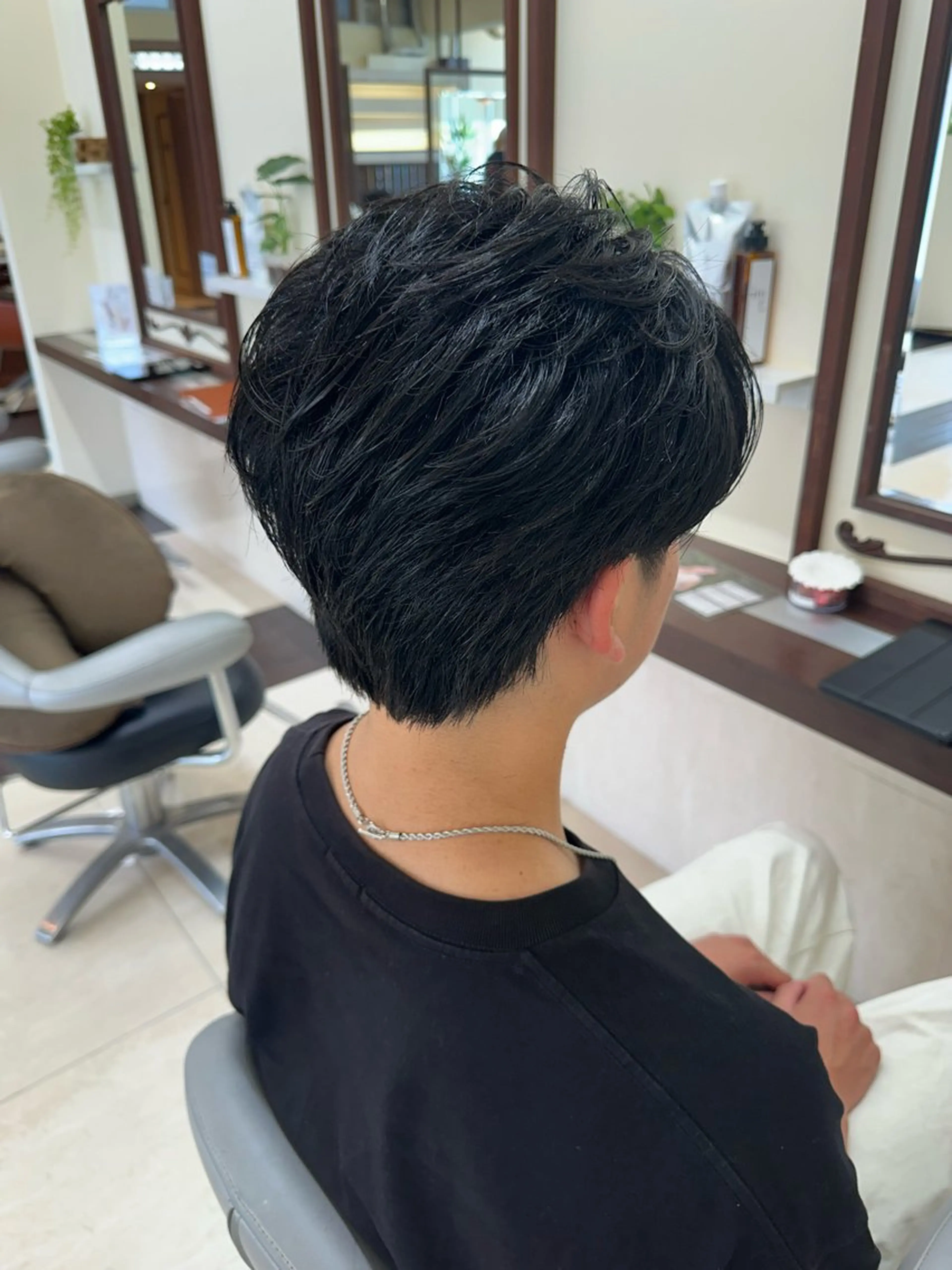 ショート カラー パーマ メンズ カット ヘアセット 毎月230人担当/ メンズヘア/清和武虎のヘアスタイル