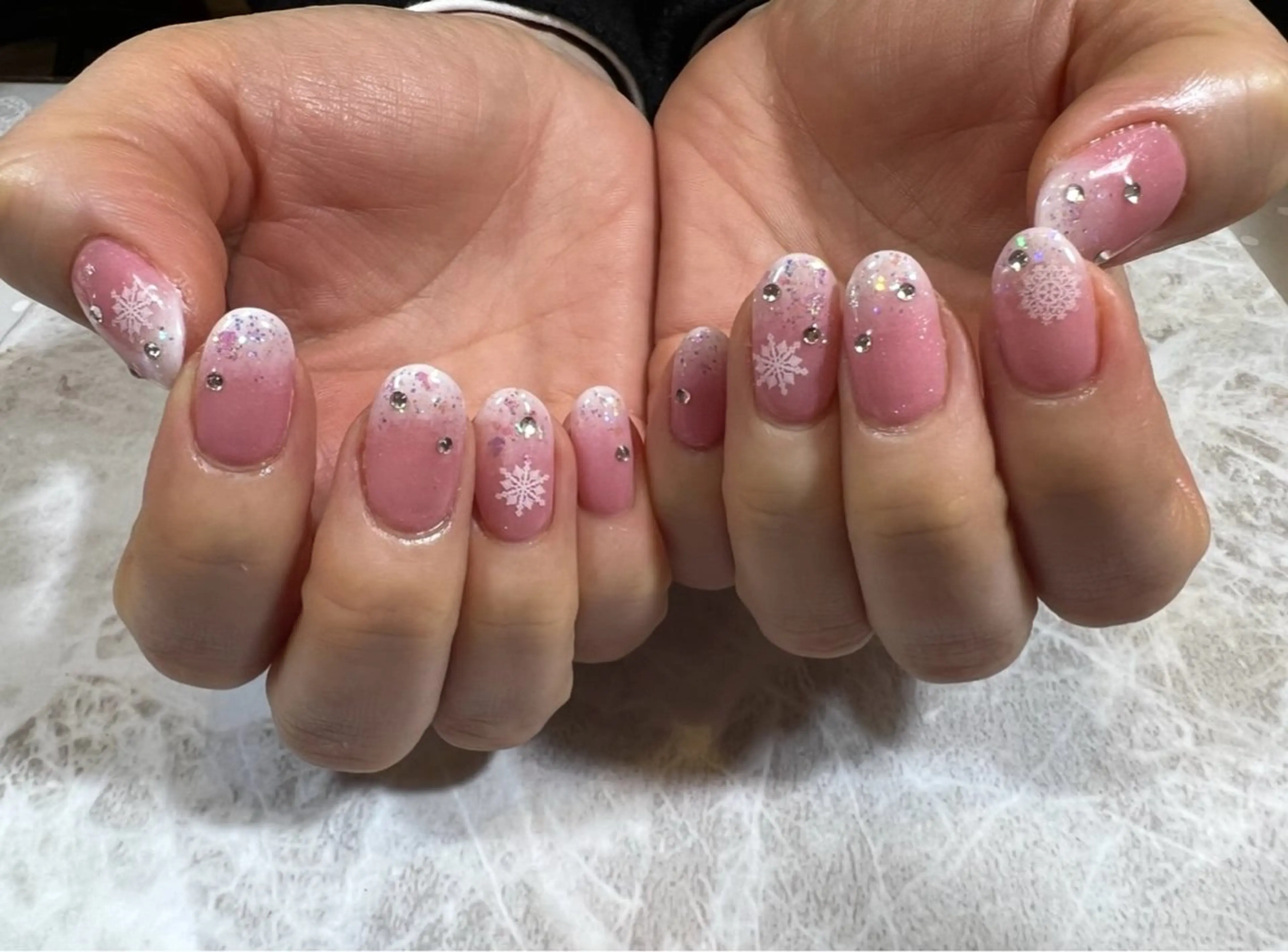 ネイル 冬ネイル Alococo nail🎀miyuのネイルデザイン