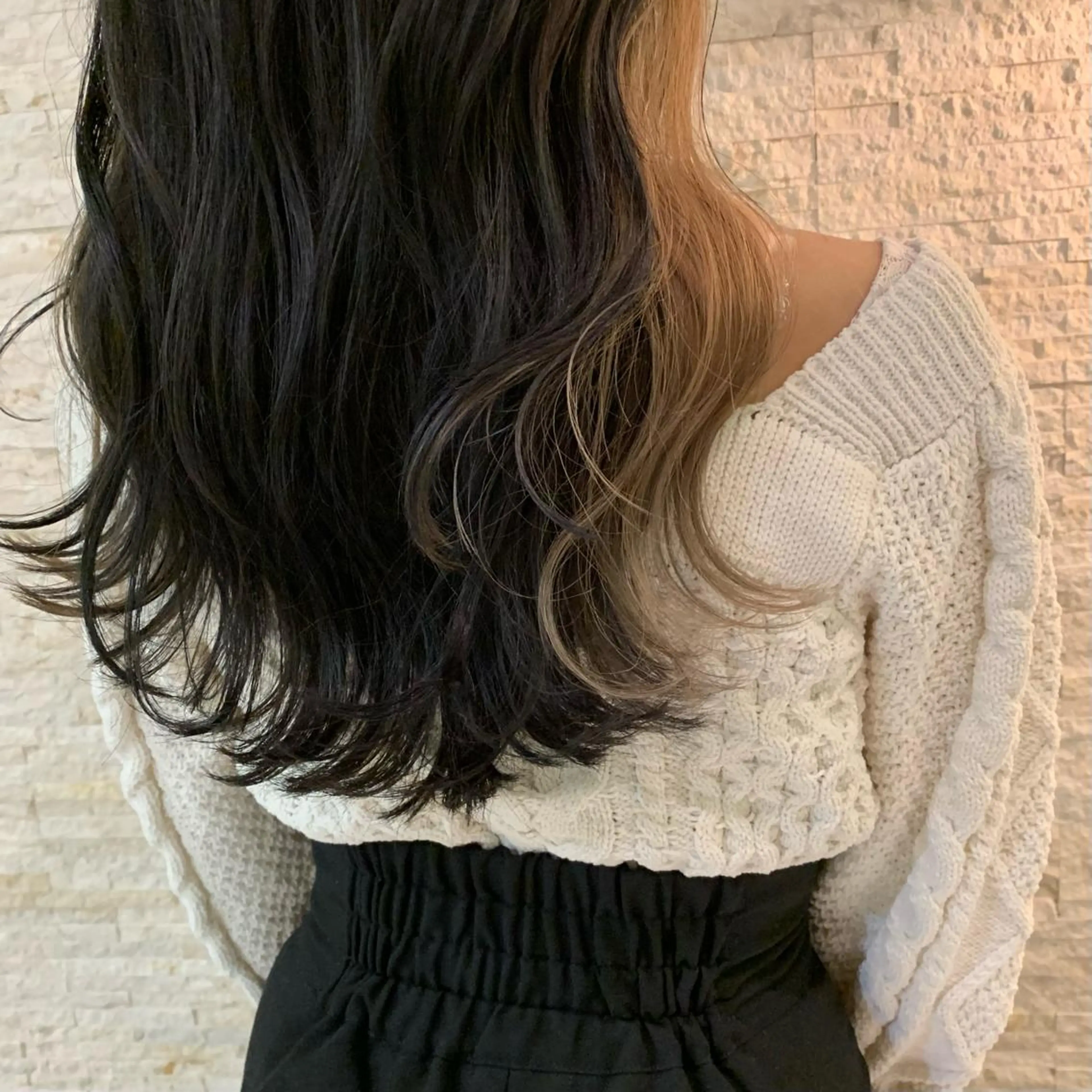 ロング カラー ✄折橋 彩花🐶🍑のヘアスタイル