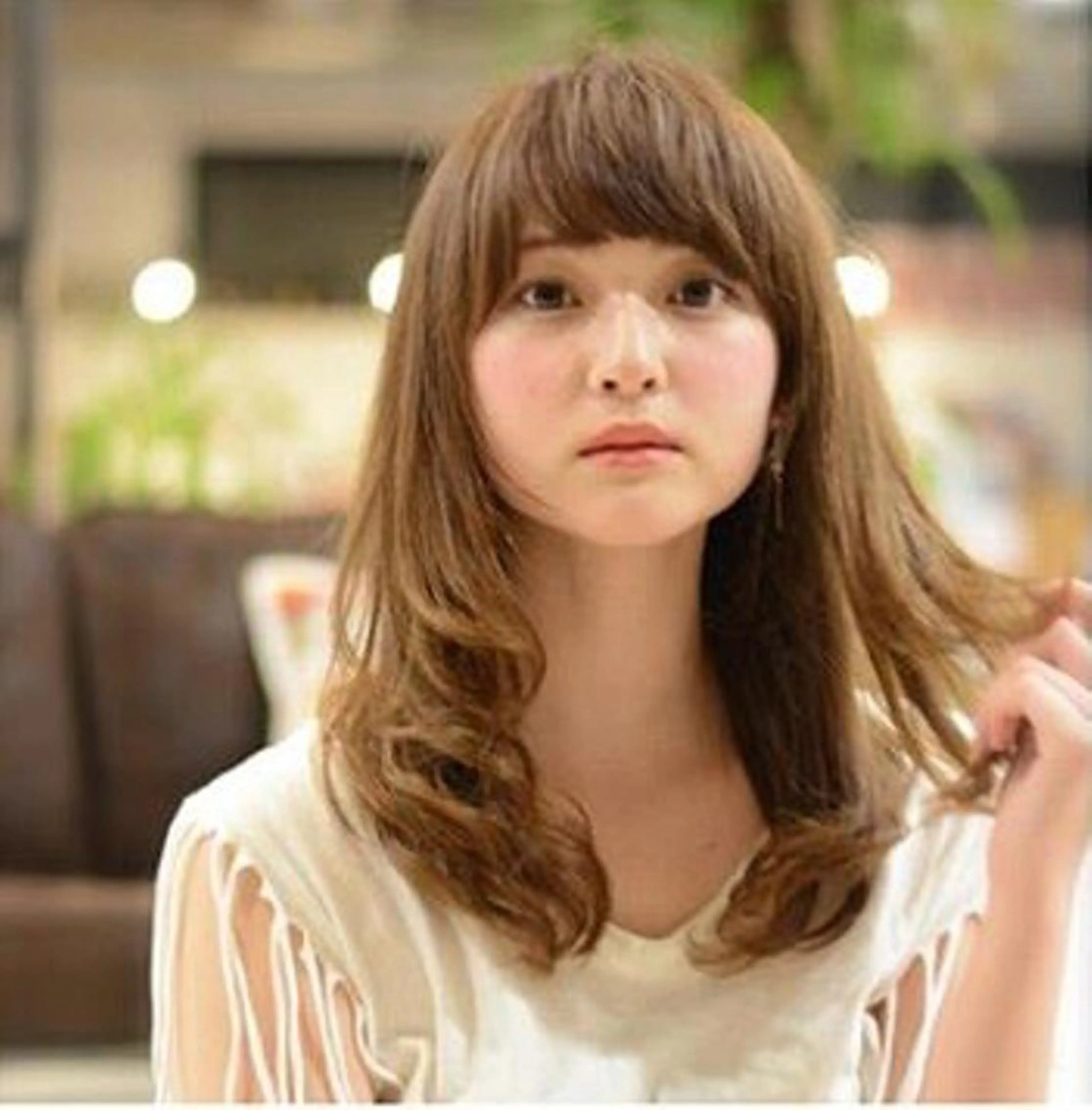 セミロング ロング カラー 竹嶌 健吾のヘアスタイル