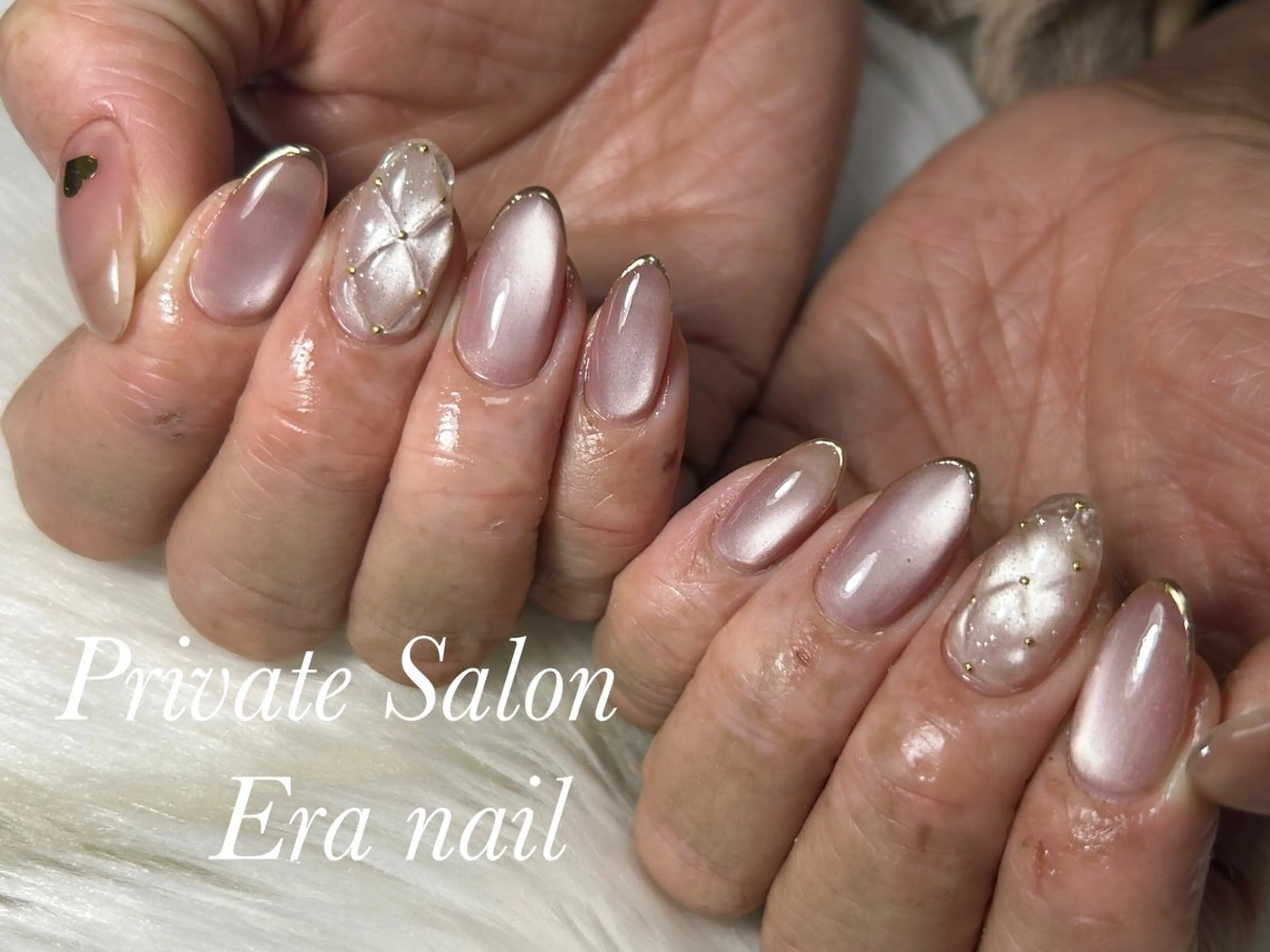 ネイル マグネットネイル ハンドネイル Era nailのネイルデザイン