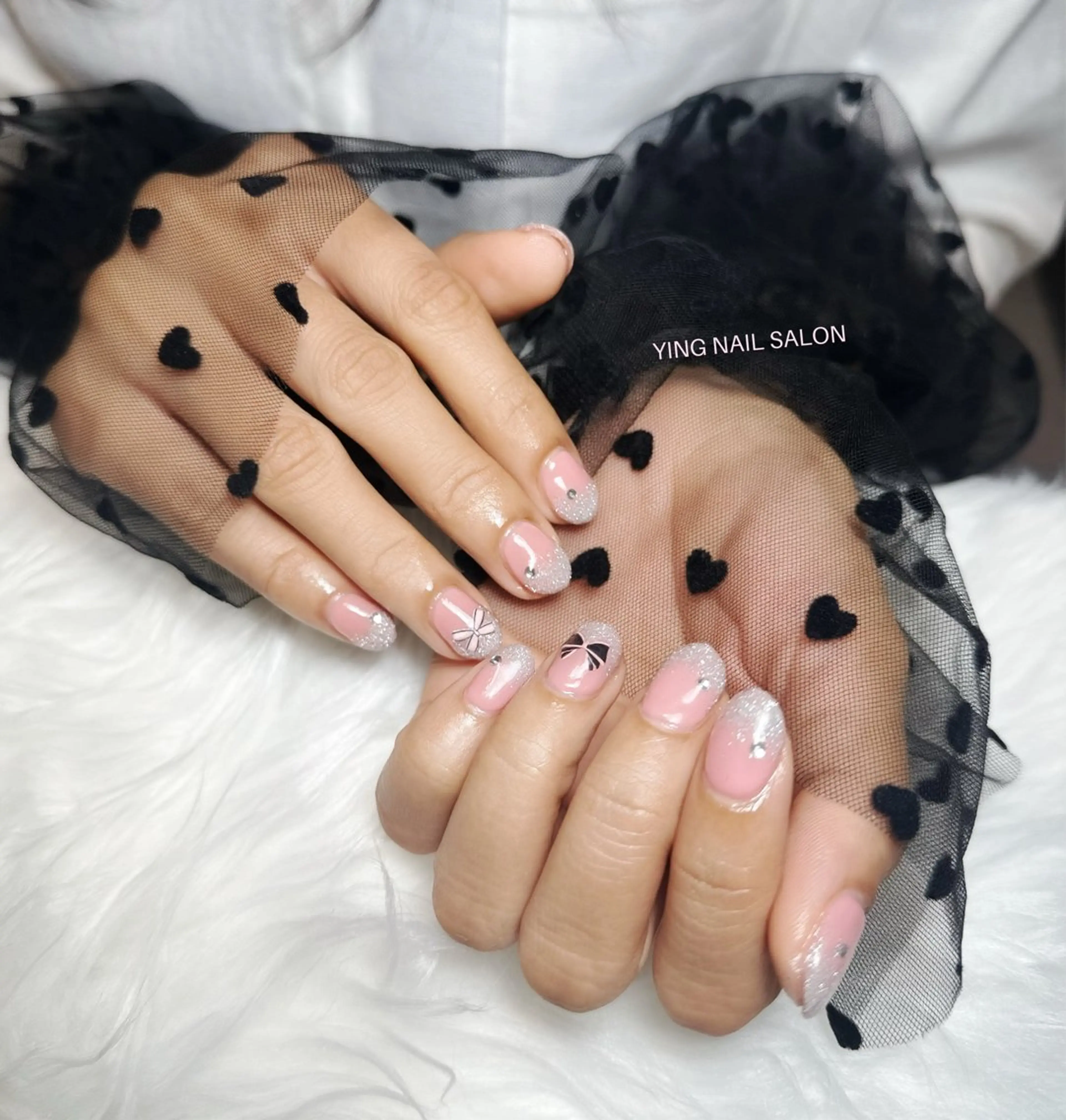 ショート カラー ハンドネイル YING Nail🐶のネイルデザイン