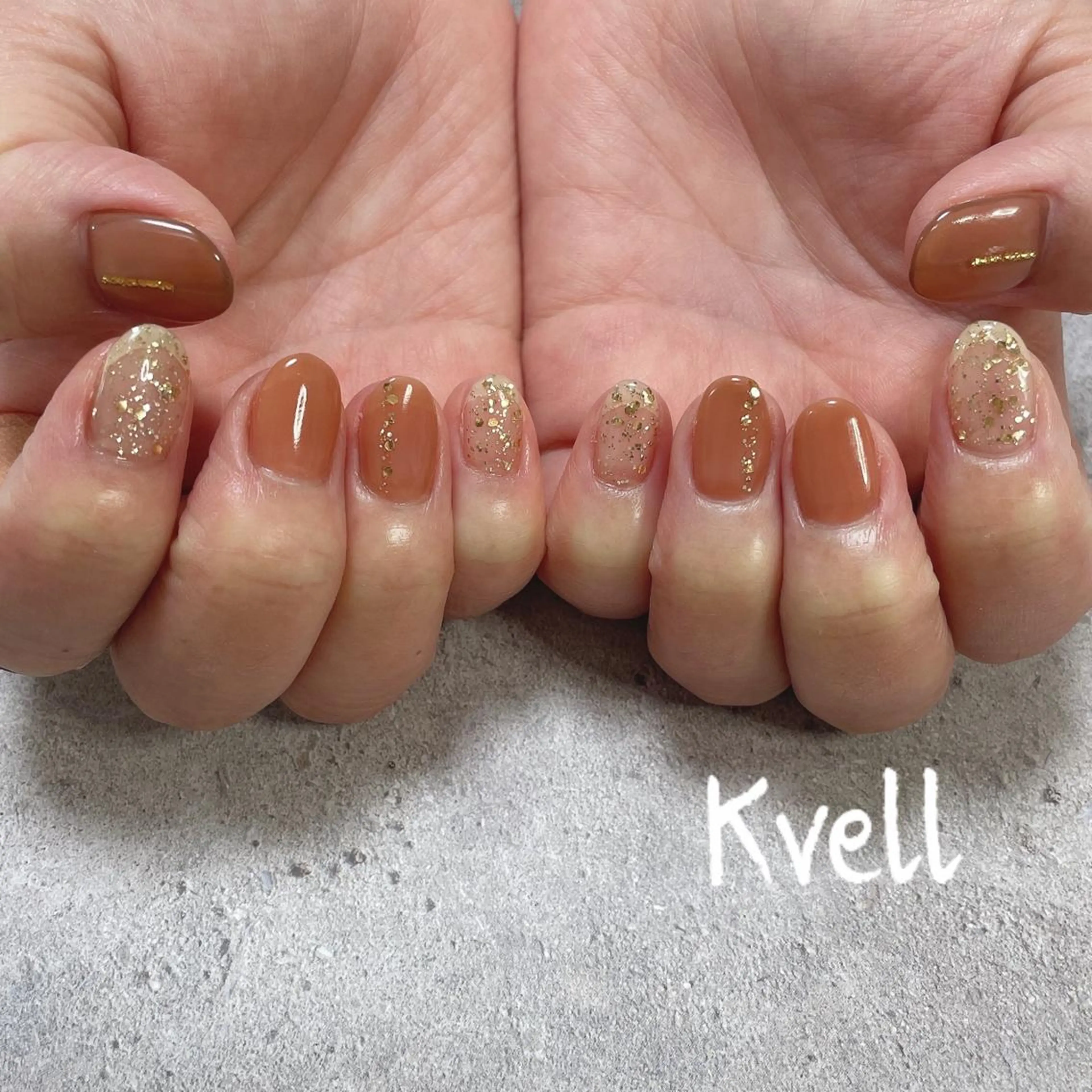 ネイル ハンドネイル nailsalon Kvellのネイルデザイン