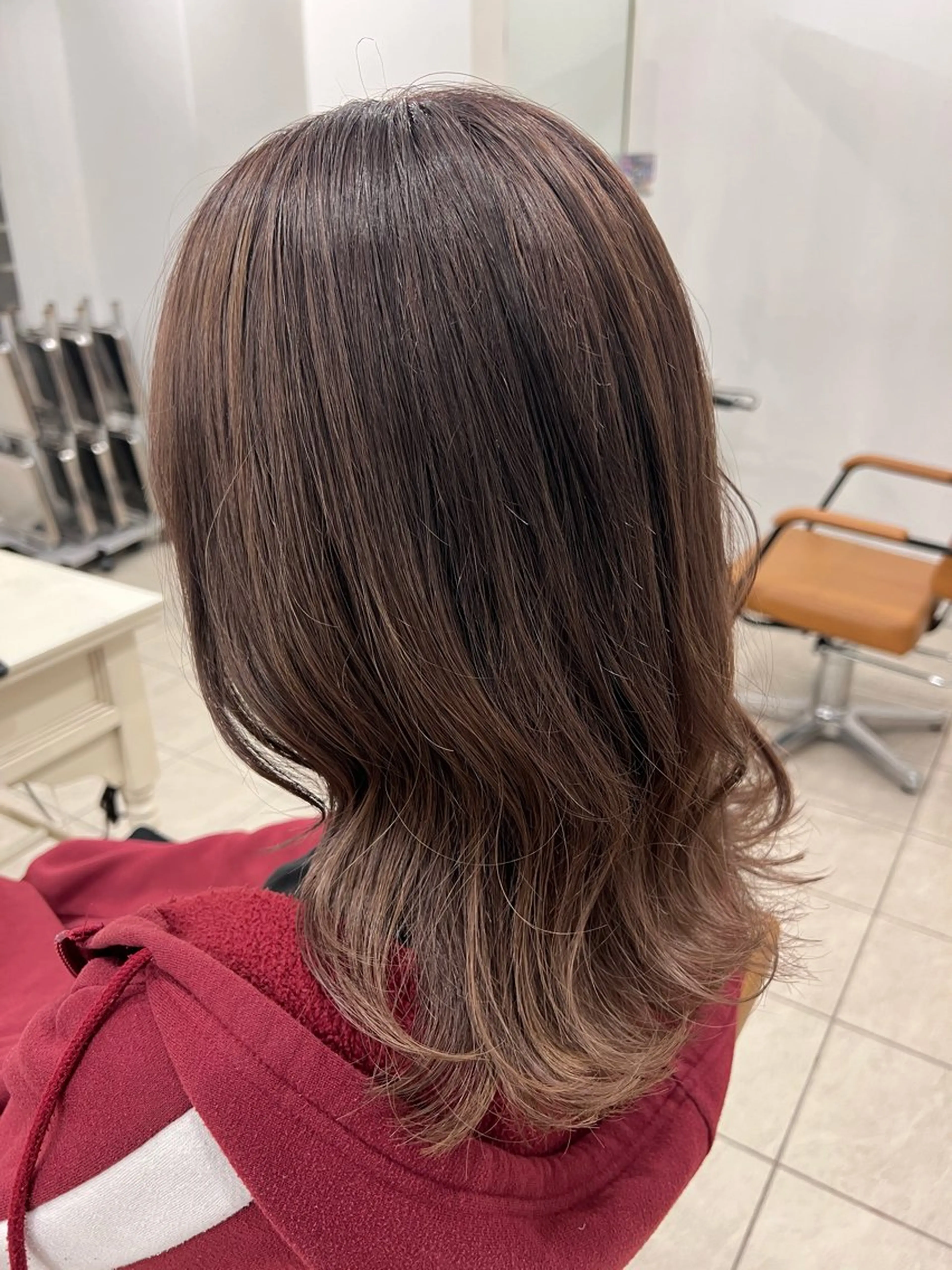 ミディアム メンズカットグラデー ションカラー/ケイゴのヘアスタイル