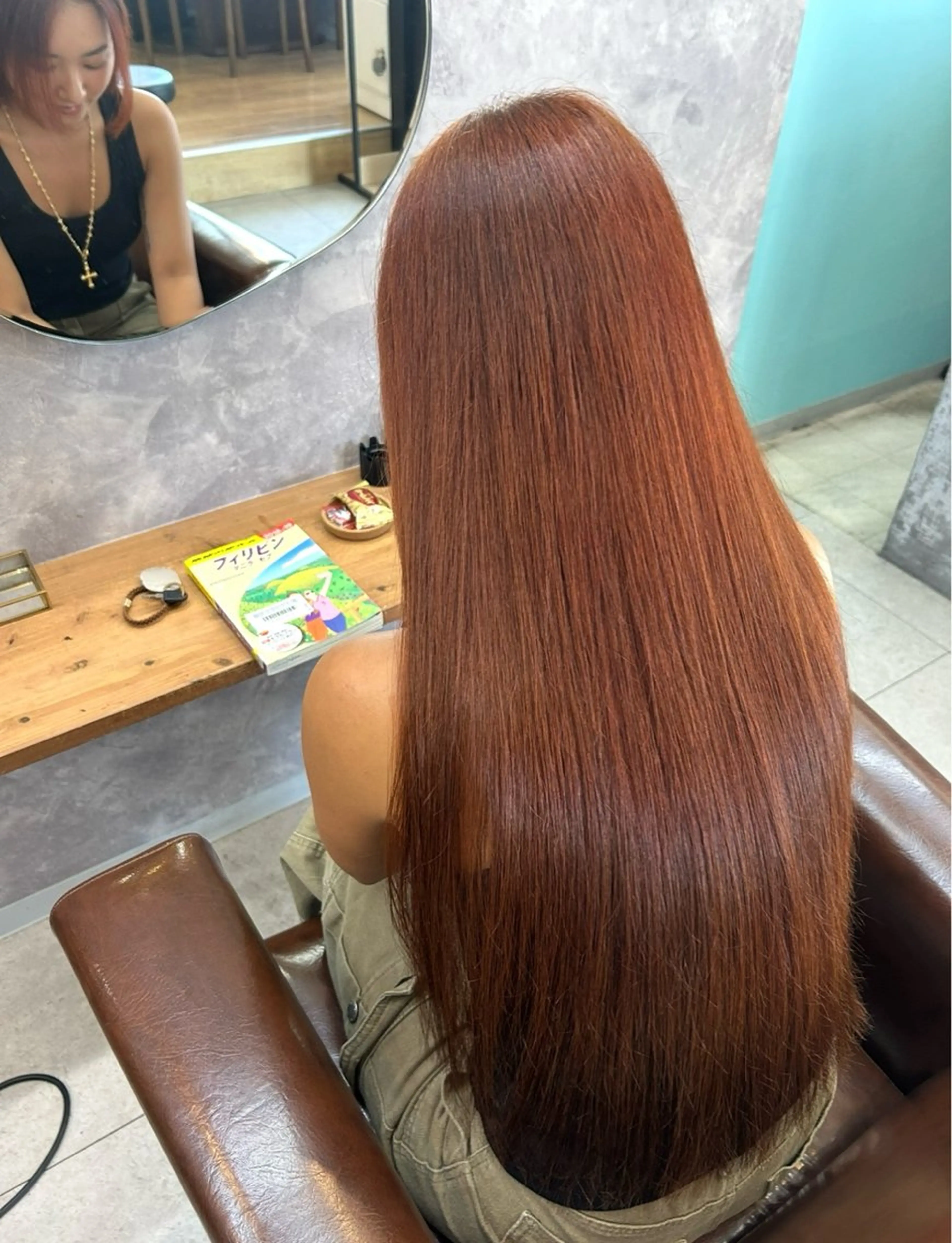 カラー カット ヘアカラー トリートメント 🫧小峰 夕依のヘアスタイル