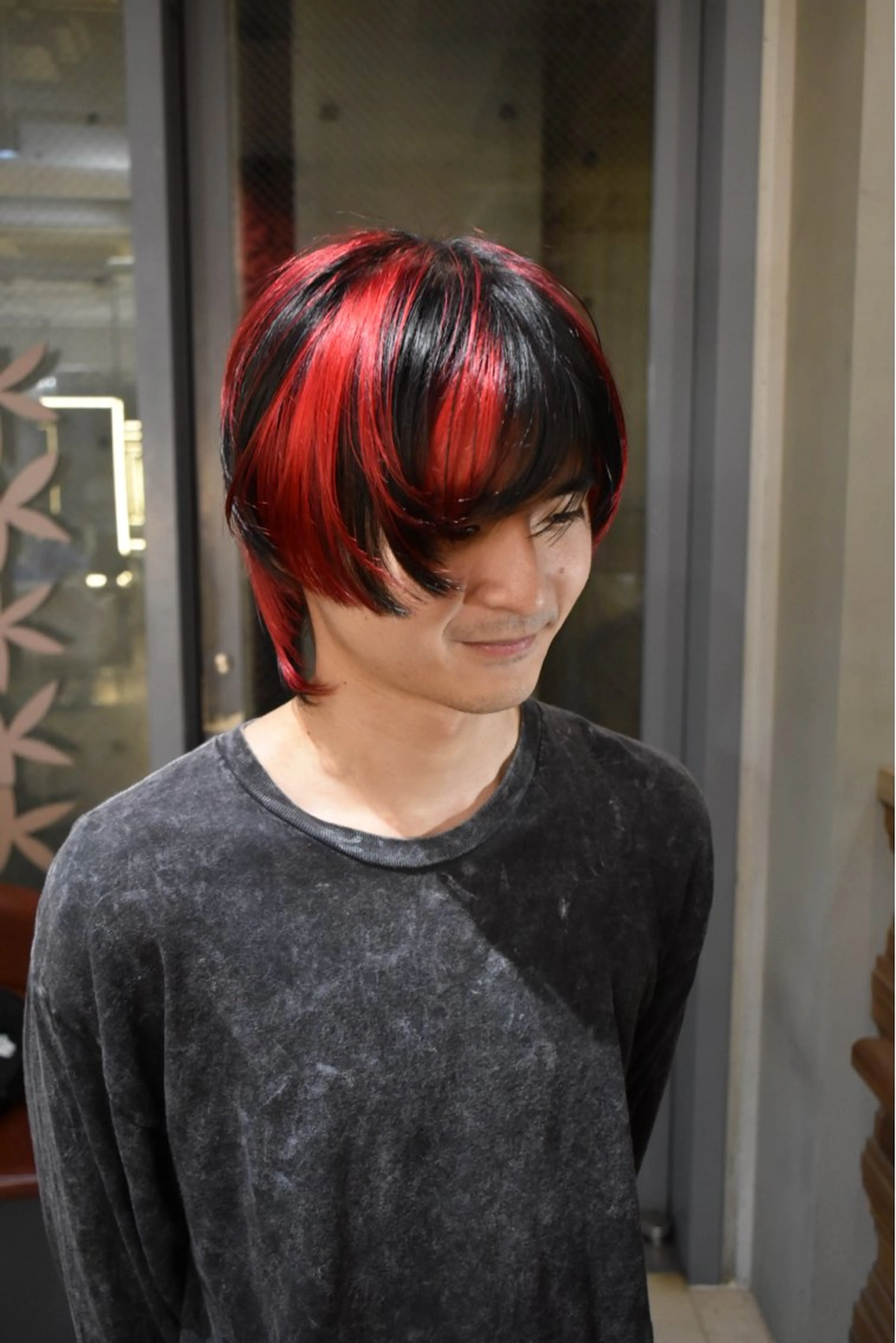 メンズヘアカラーの写真