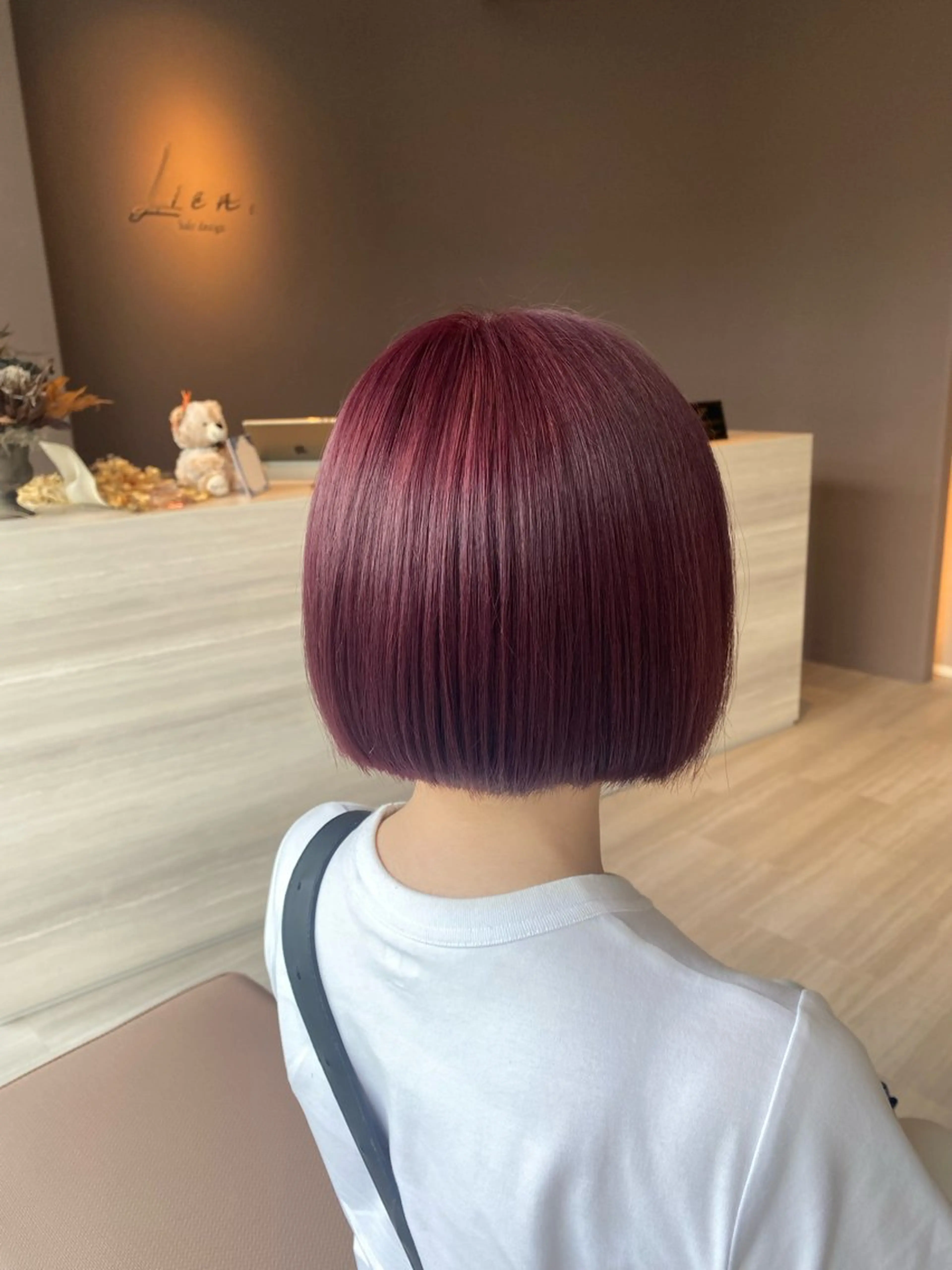 カラー Lien.AKI 透明感カラー🤍のヘアスタイル